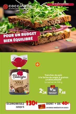 Catalogue Coccinelle Express à Boulogne-Billancourt | Pour Un Budget ÉQUILIBRÉ | 11/04/2024 - 21/04/2024