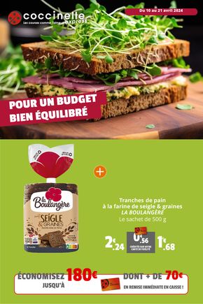 Catalogue Coccinelle Express à Boulogne-Billancourt | Pour Un Budget Bien ÉQUILIBRÉ | 11/04/2024 - 21/04/2024