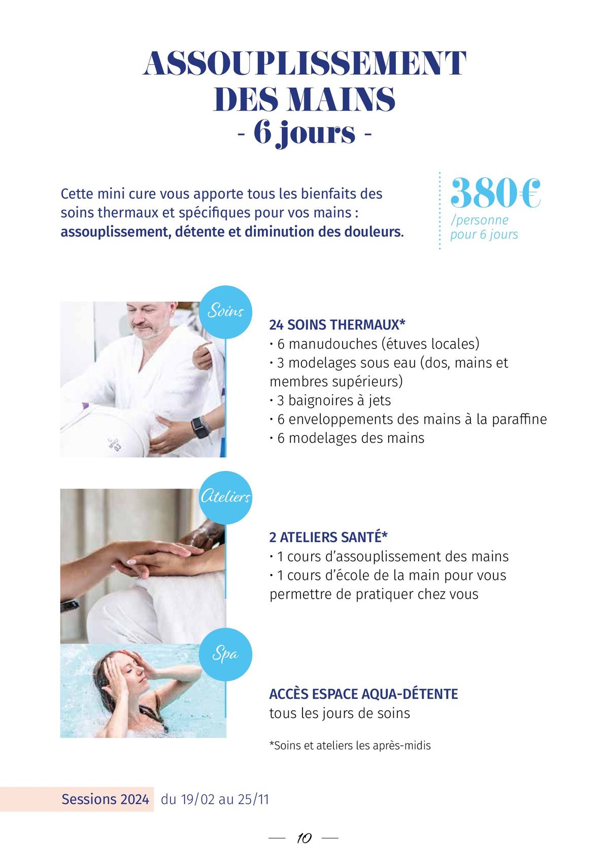 Catalogue ValVital Brochure Mini Cures Aix 2024, page 00010