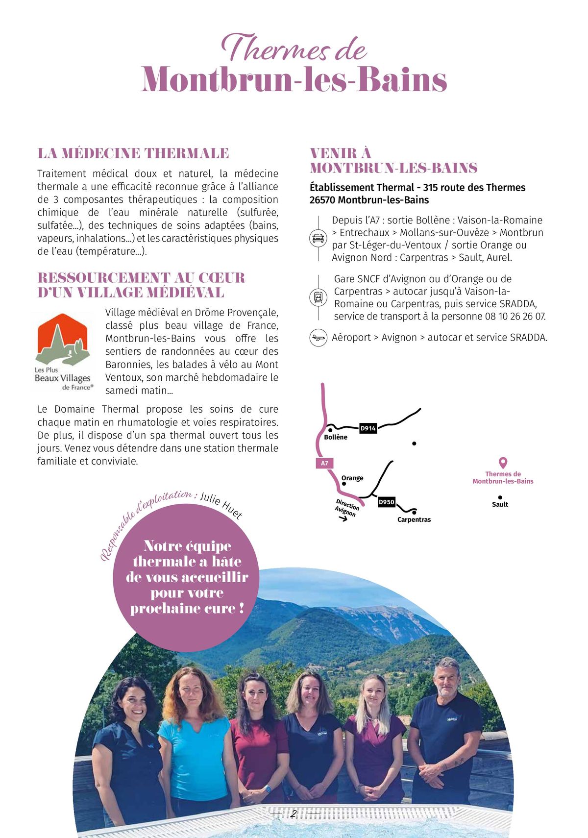 Catalogue ValVital Brochure établissement Montbrun-les-Bains 2024, page 00002