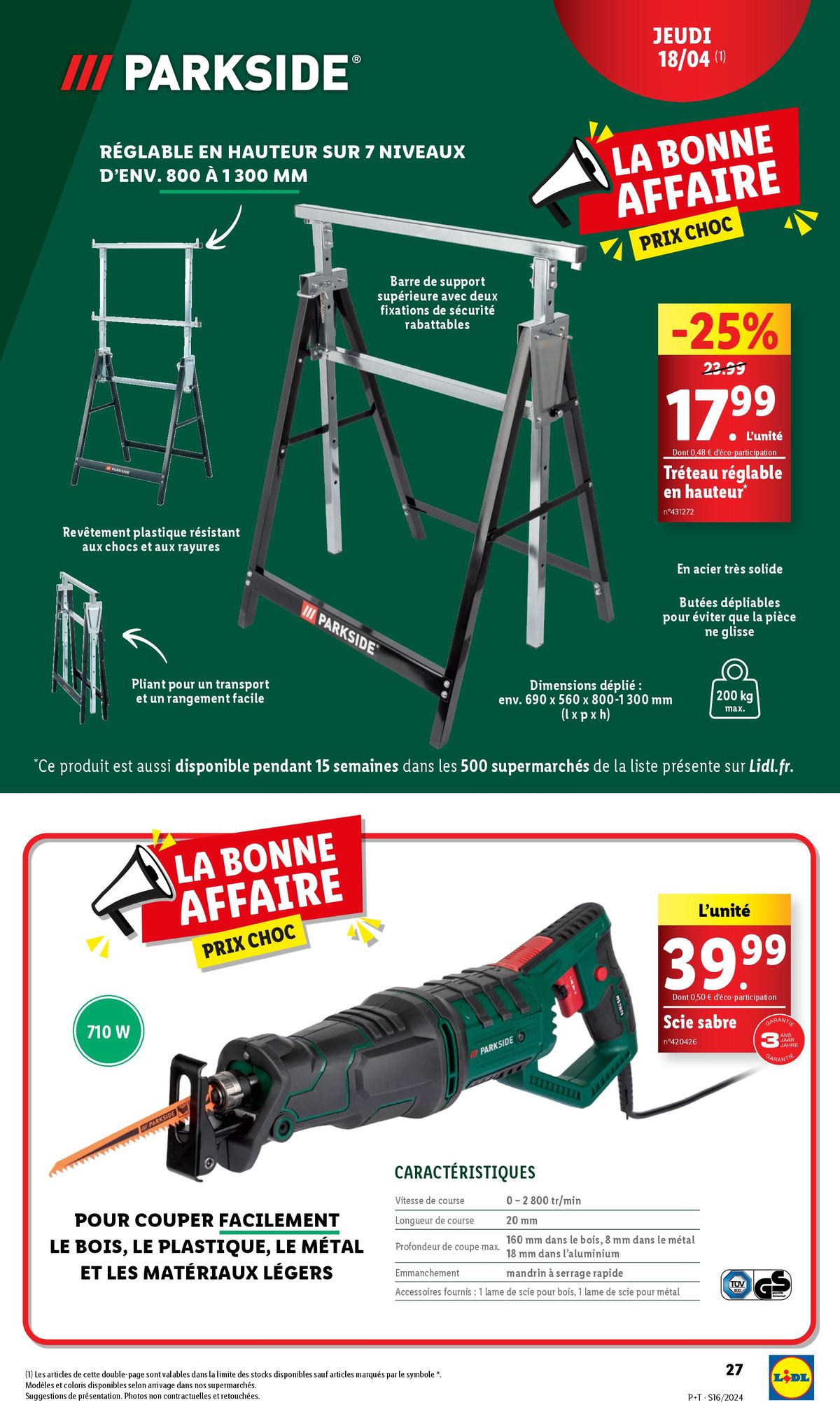 Catalogue C'est l'heure de faire de bonnes affaires chez Lidl ! , page 00003