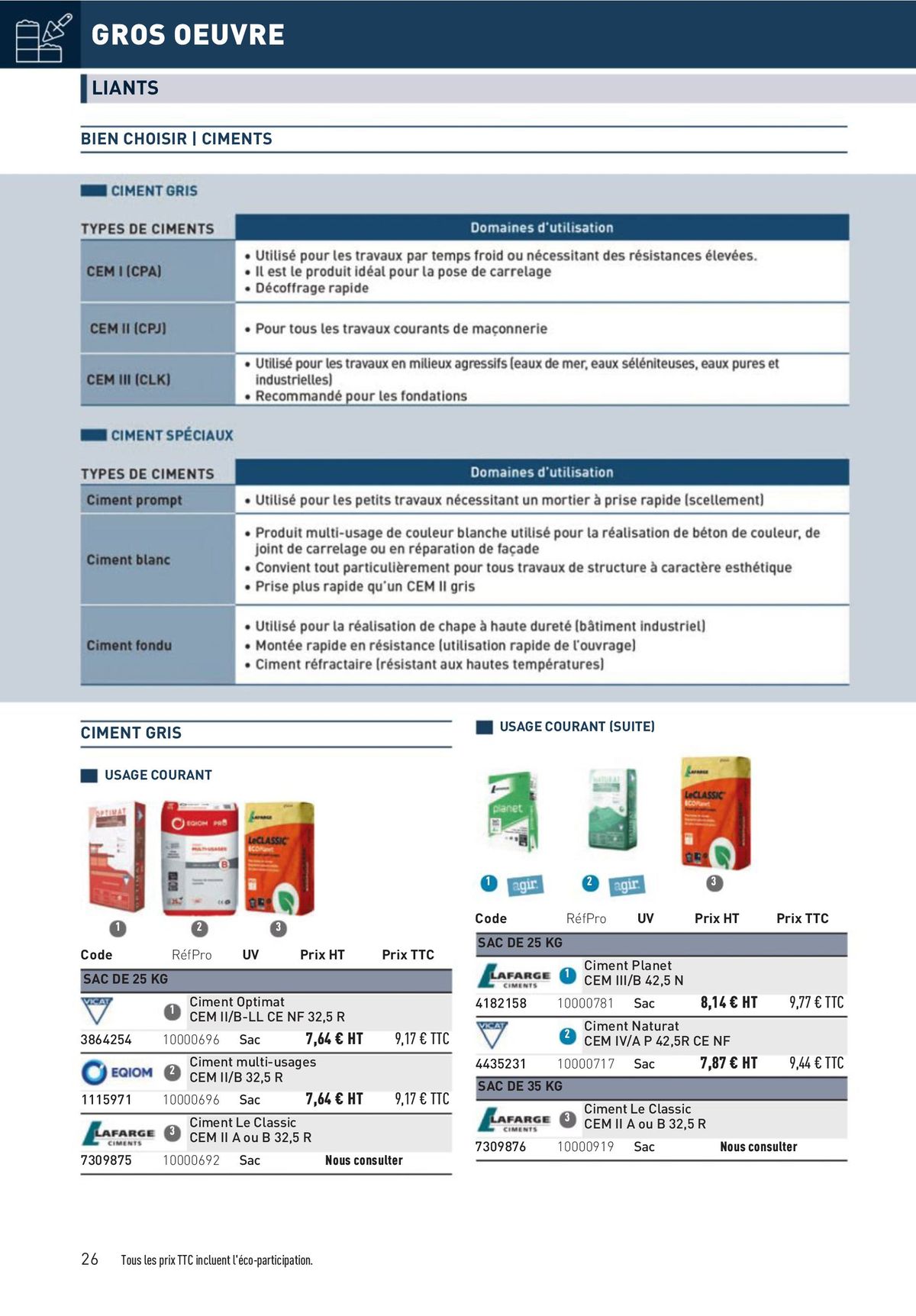 Catalogue Matériaux et Outillage, page 00026