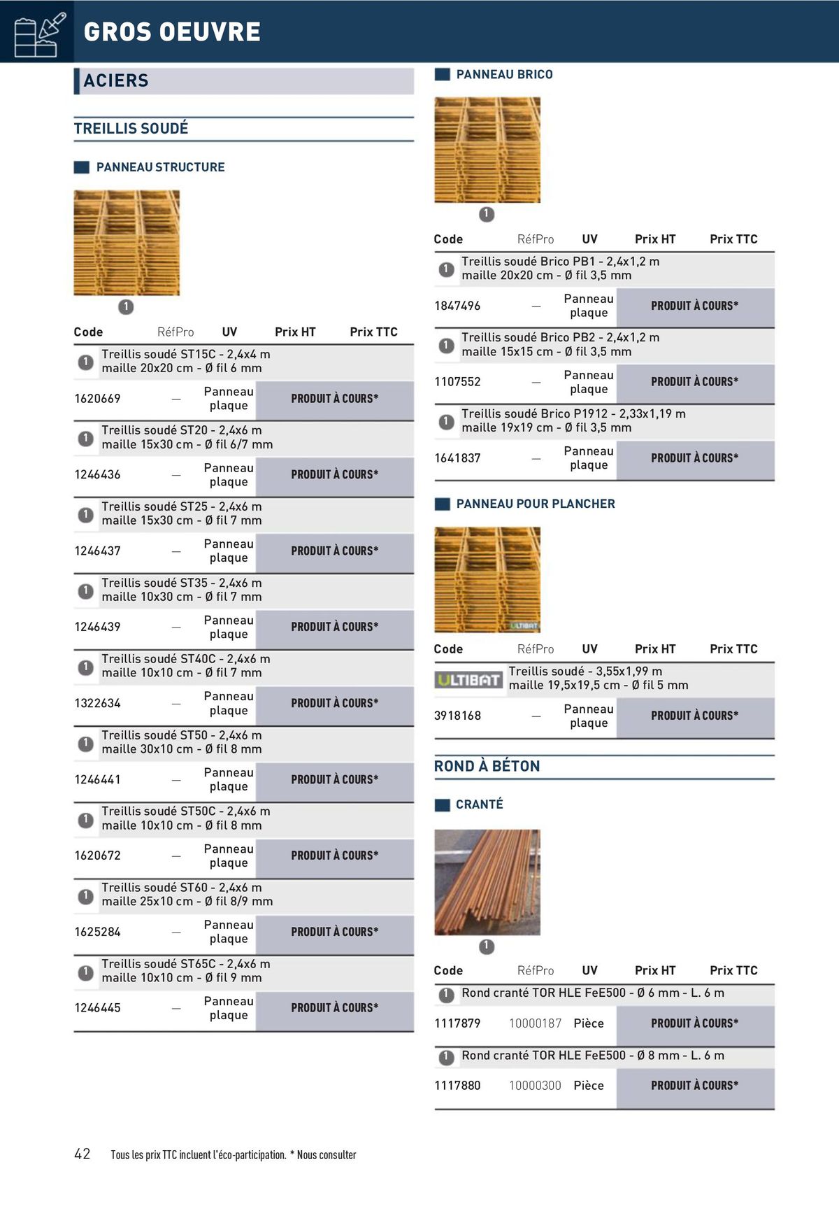 Catalogue Matériaux et Outillage, page 00042