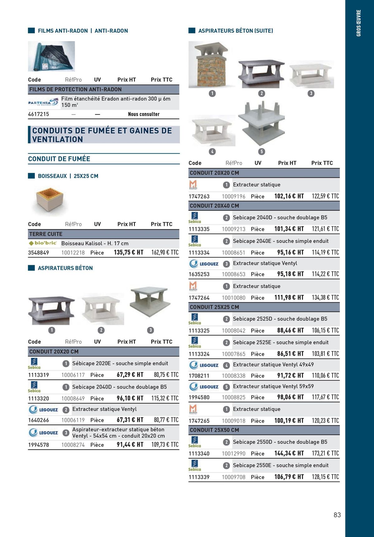 Catalogue Matériaux et Outillage, page 00083