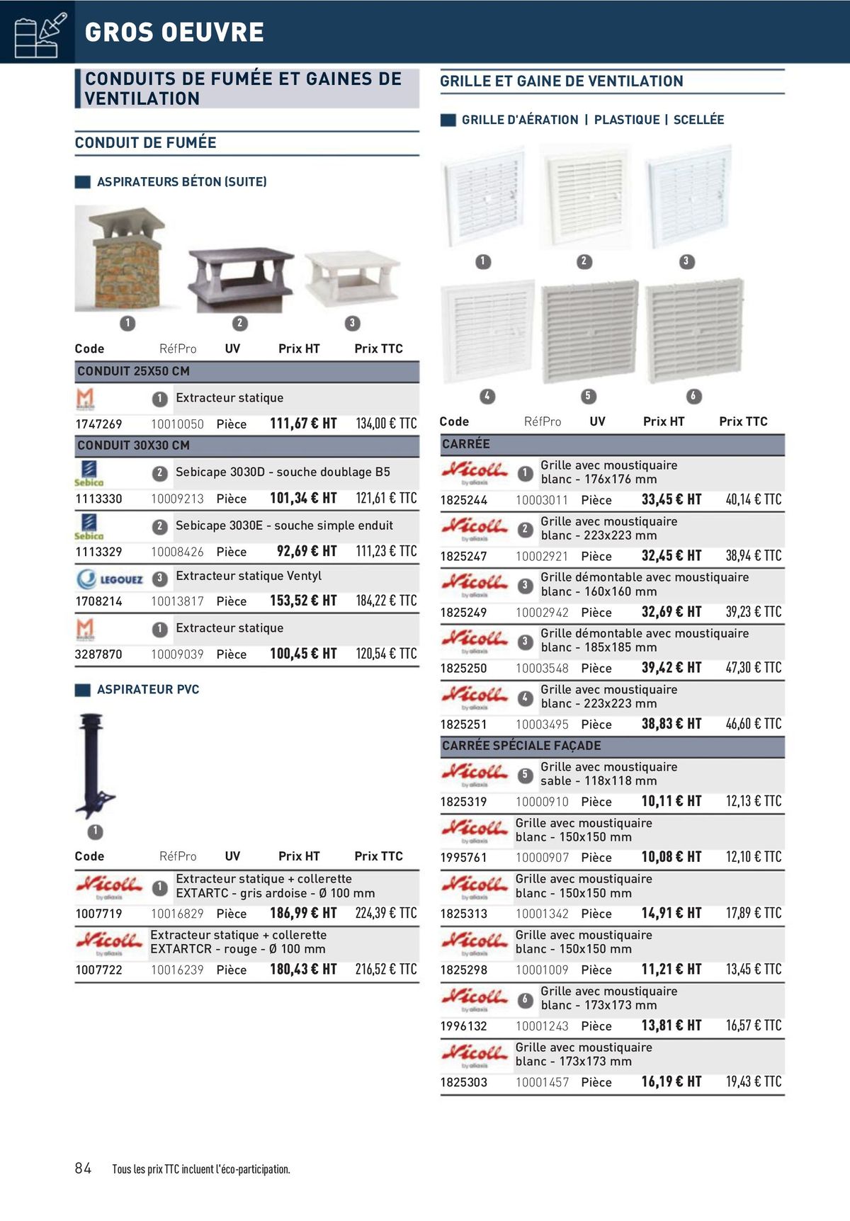 Catalogue Matériaux et Outillage, page 00084