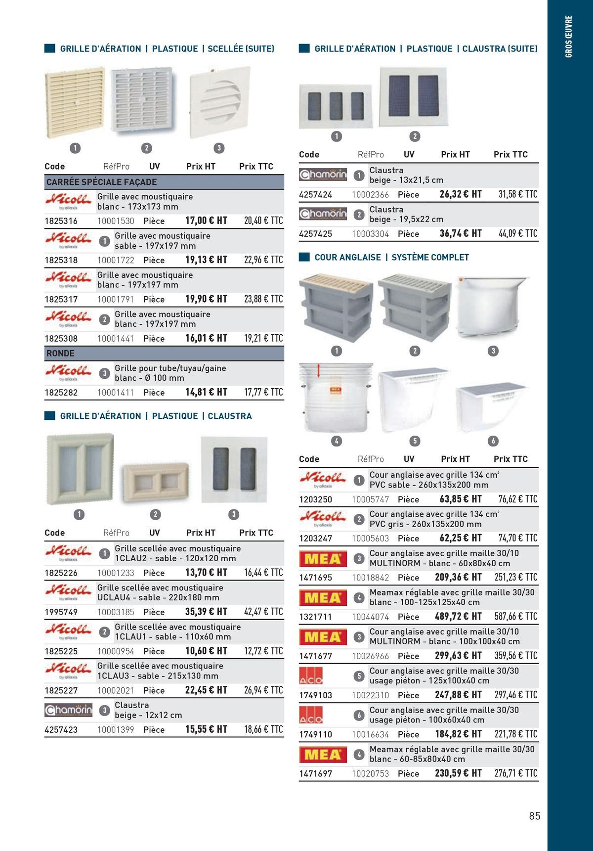 Catalogue Matériaux et Outillage, page 00085