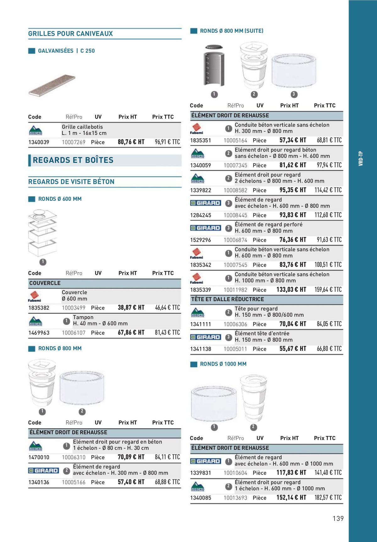 Catalogue Matériaux et Outillage, page 00139