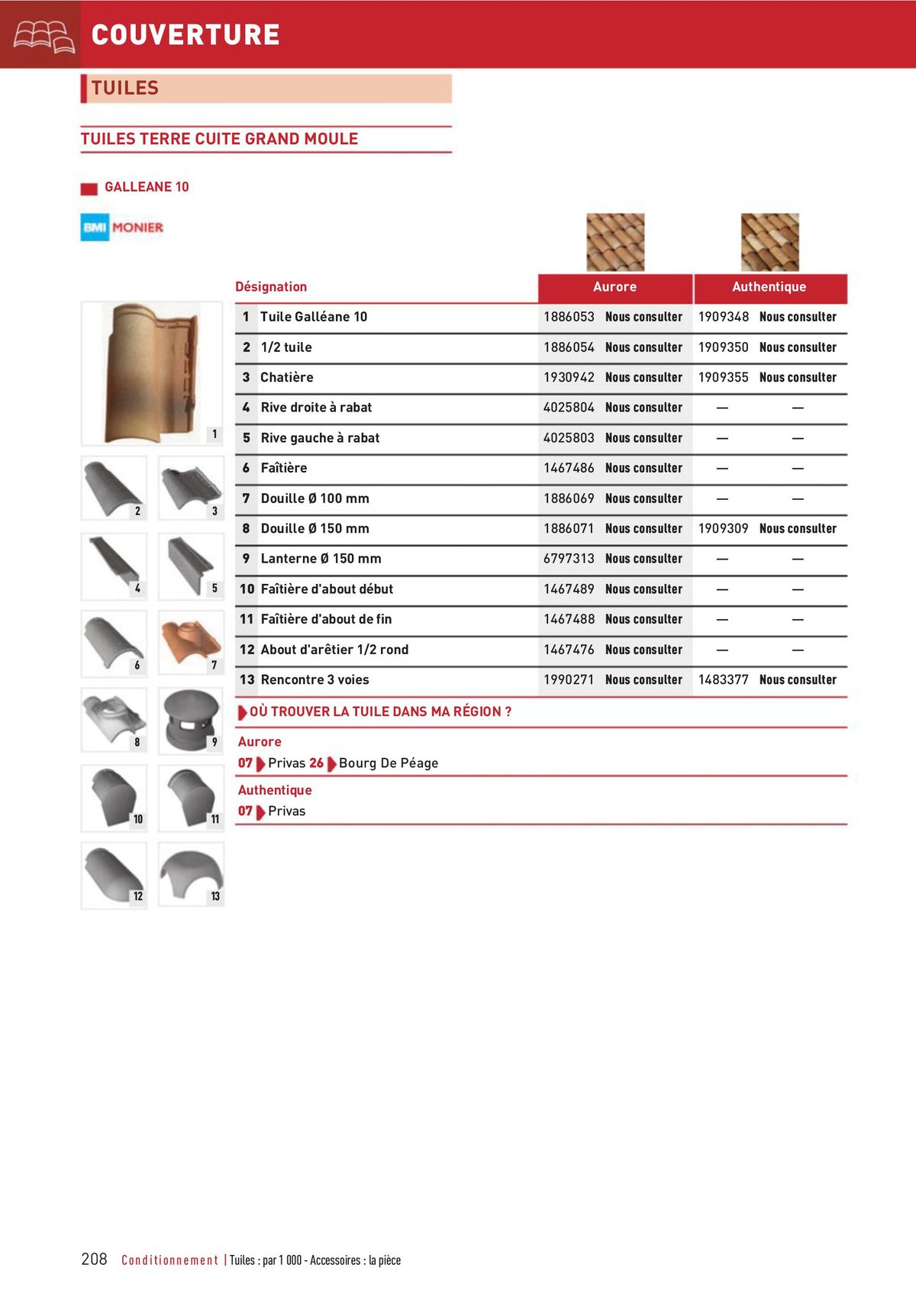 Catalogue Matériaux et Outillage, page 00208