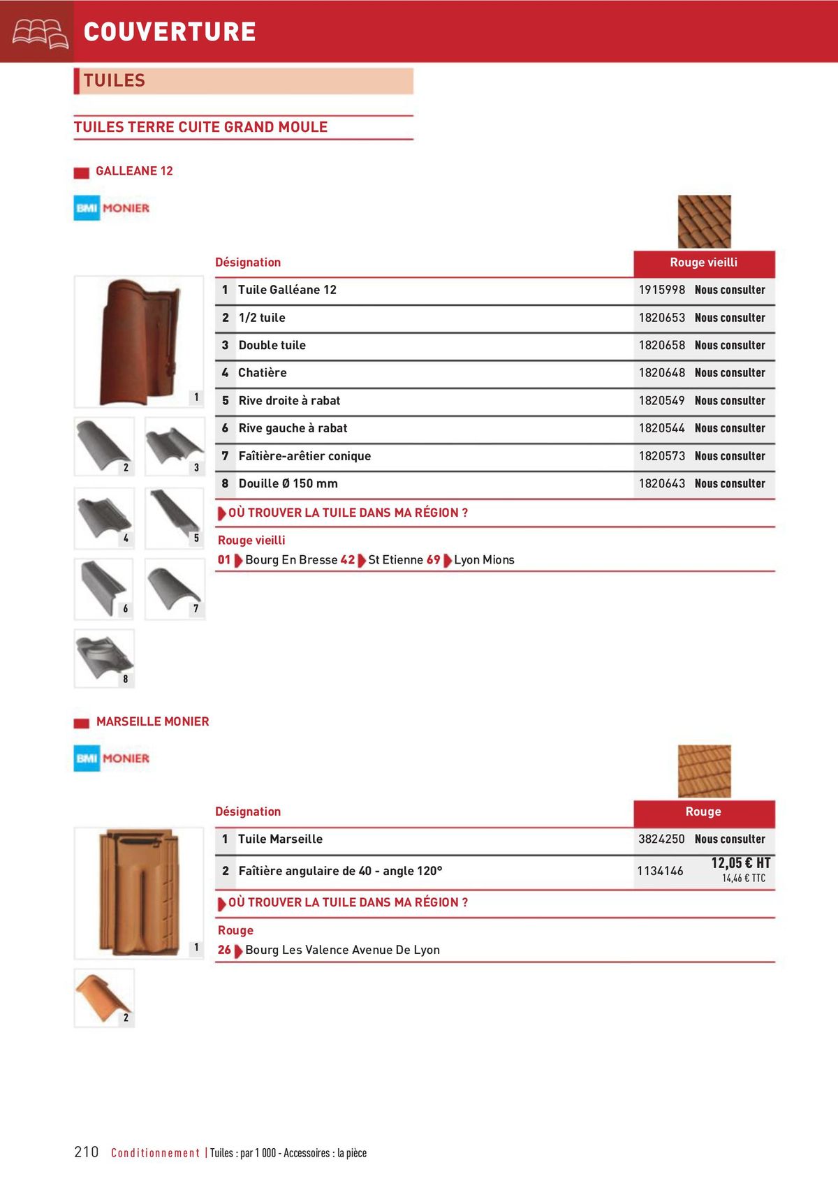 Catalogue Matériaux et Outillage, page 00210