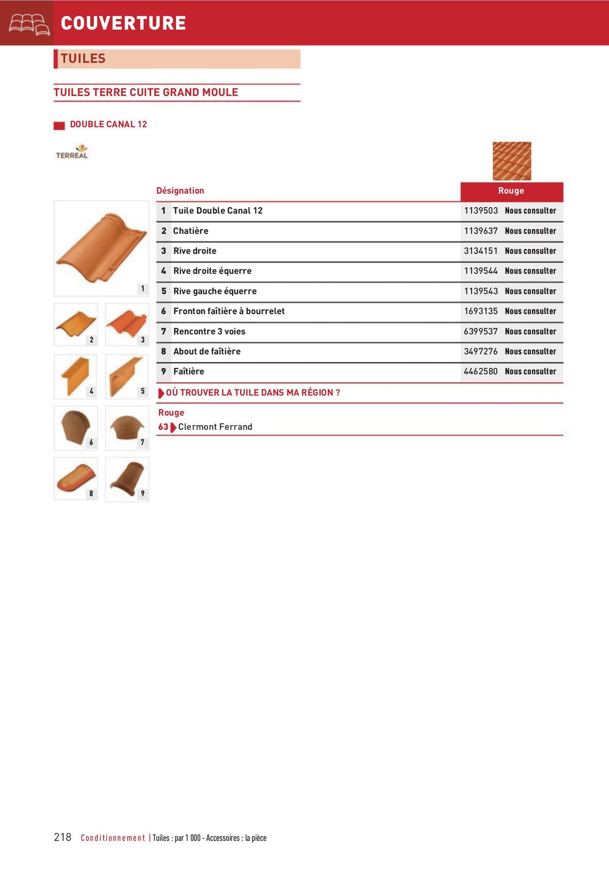 Catalogue Matériaux et Outillage, page 00218