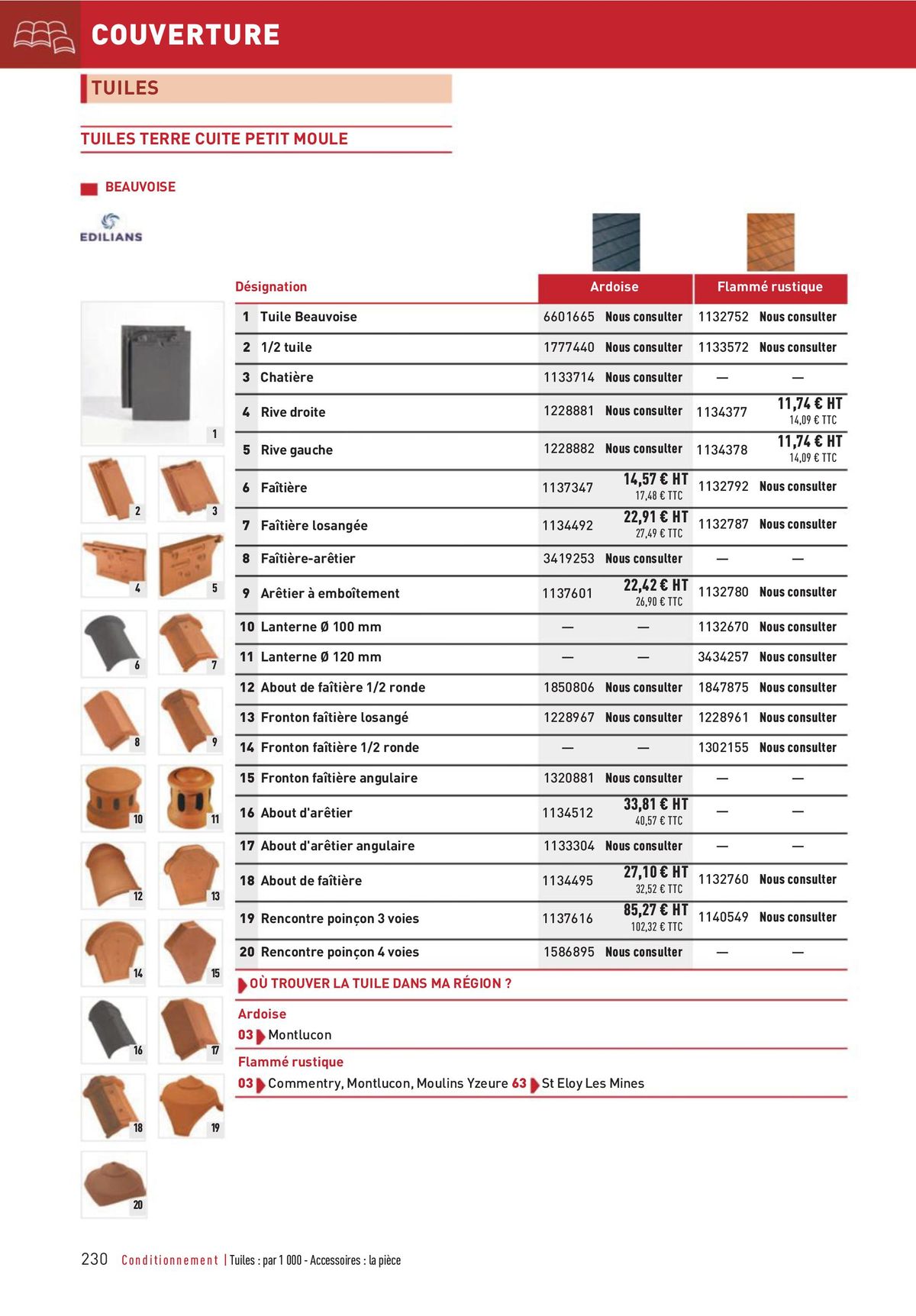 Catalogue Matériaux et Outillage, page 00230