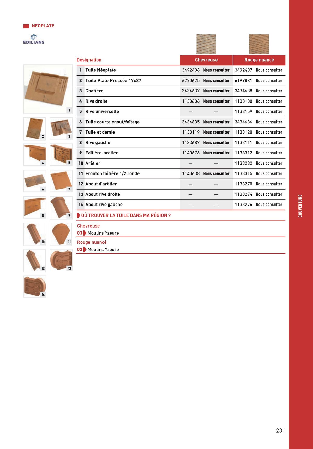 Catalogue Matériaux et Outillage, page 00231