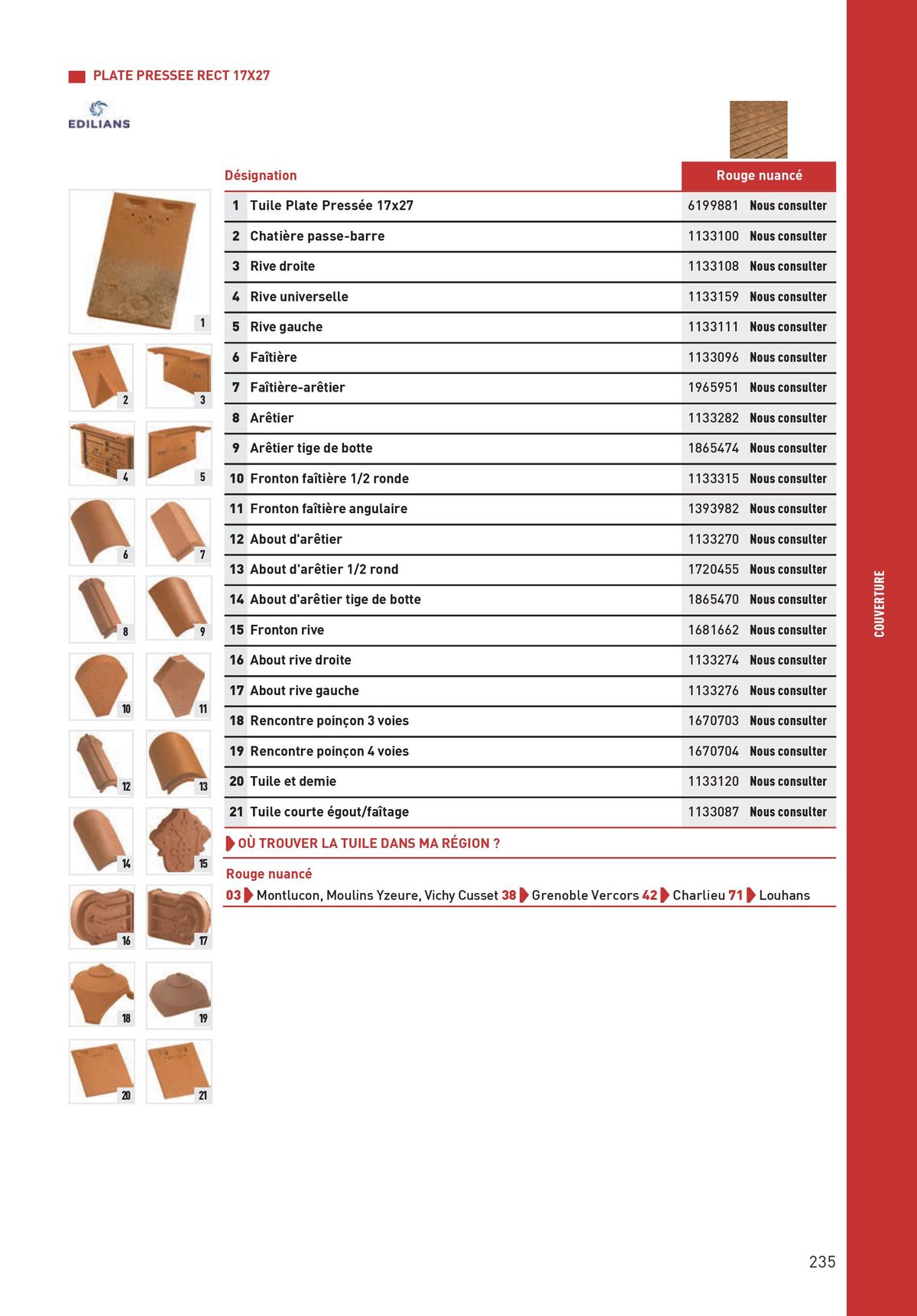 Catalogue Matériaux et Outillage, page 00235