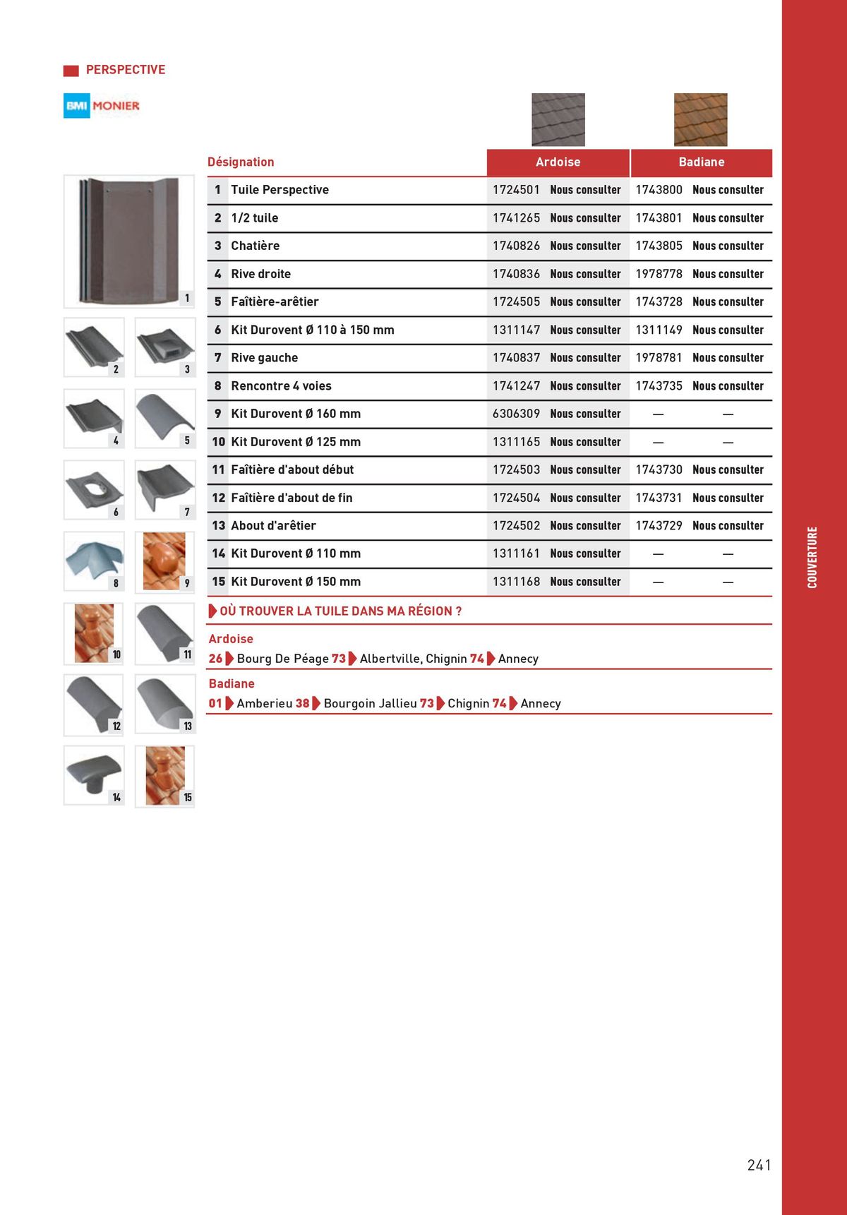 Catalogue Matériaux et Outillage, page 00241