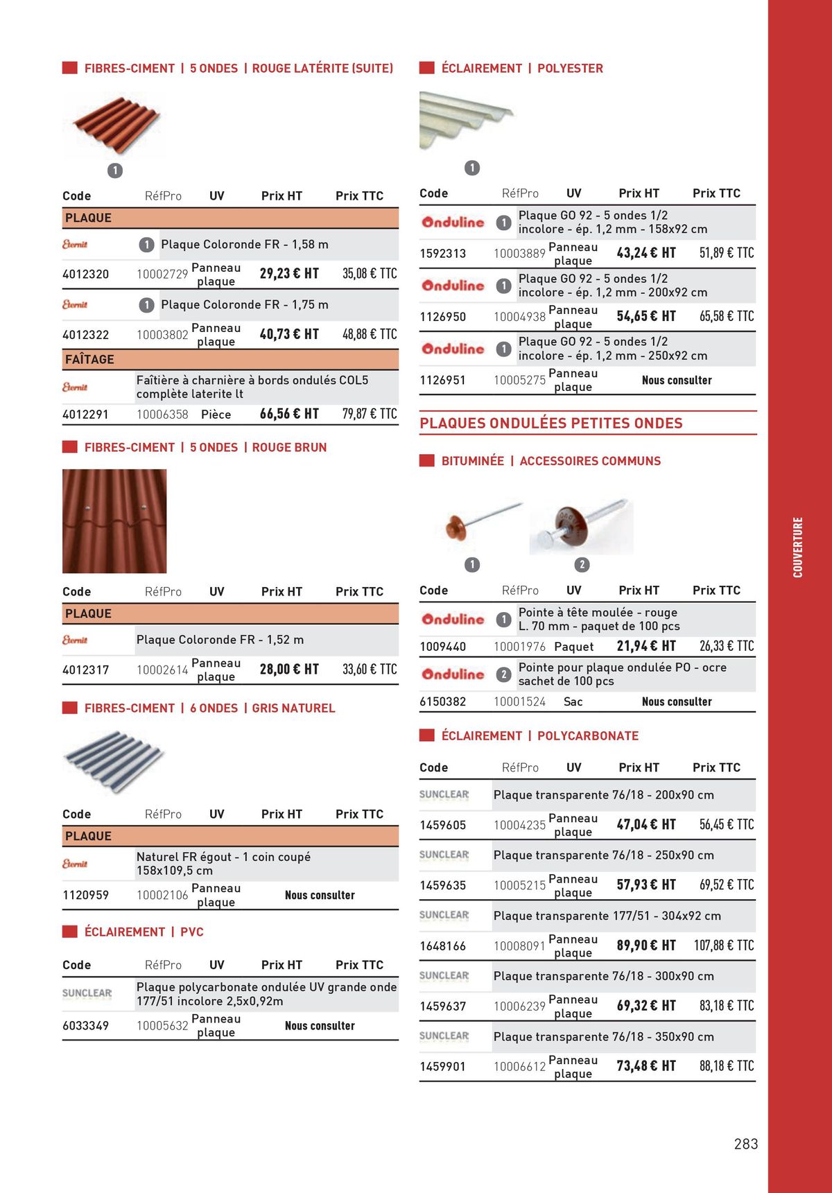 Catalogue Matériaux et Outillage, page 00283