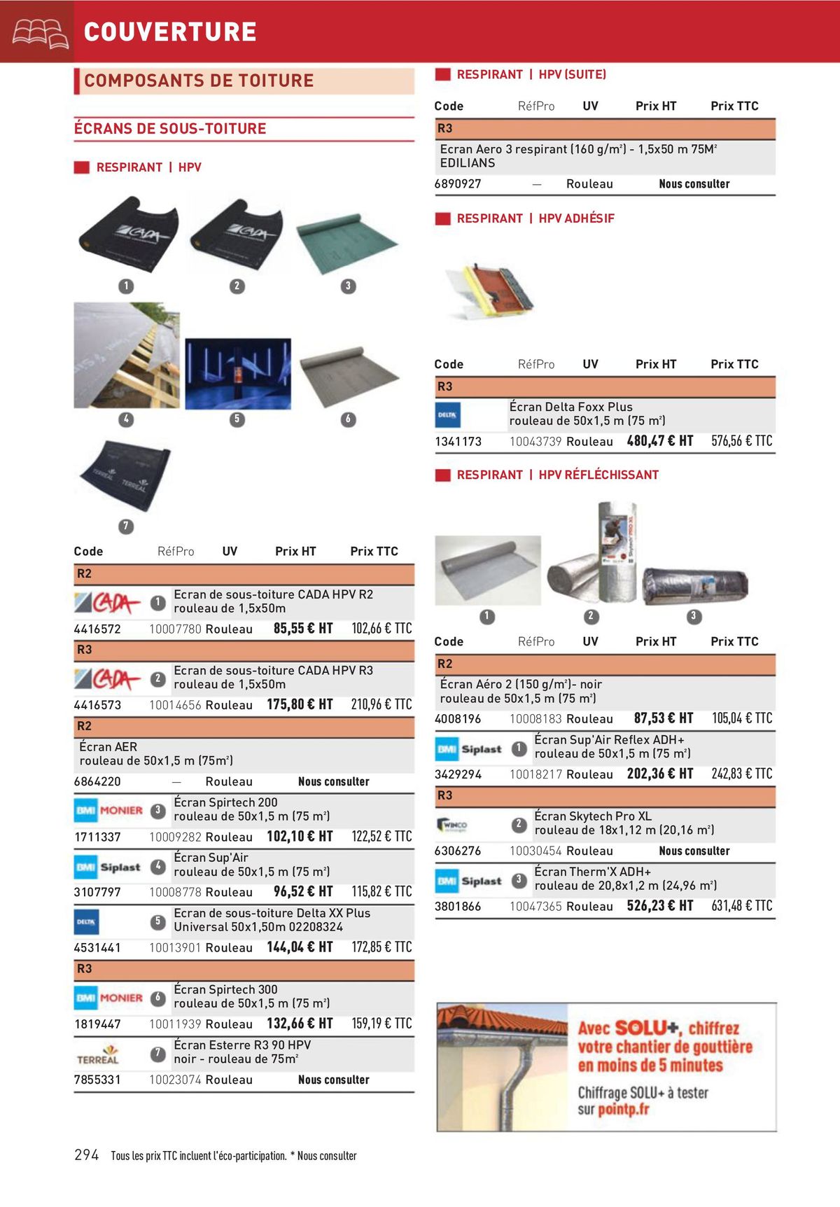 Catalogue Matériaux et Outillage, page 00294