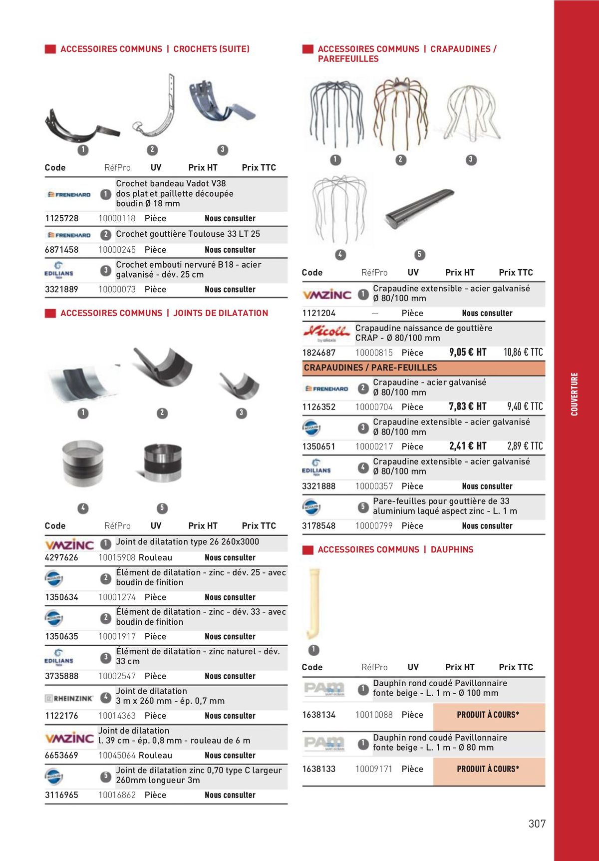 Catalogue Matériaux et Outillage, page 00307