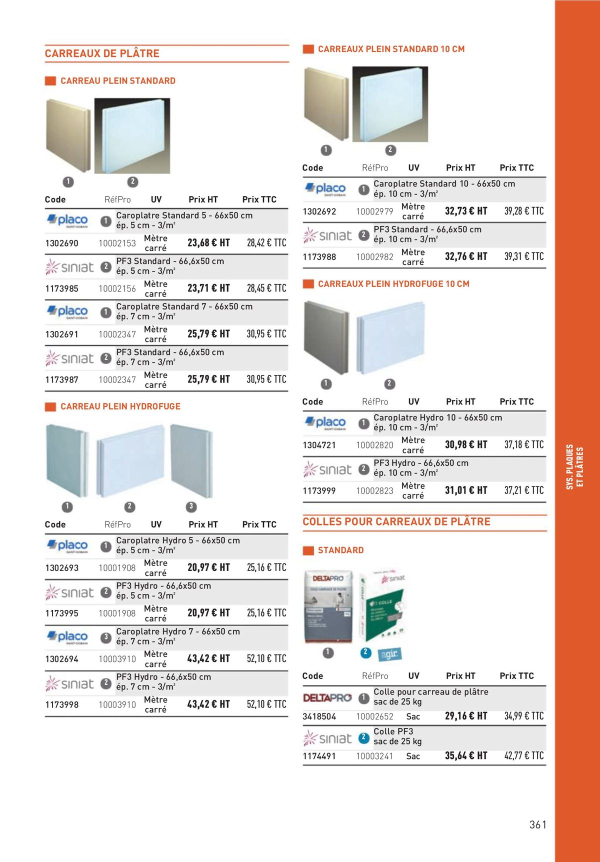 Catalogue Matériaux et Outillage, page 00361