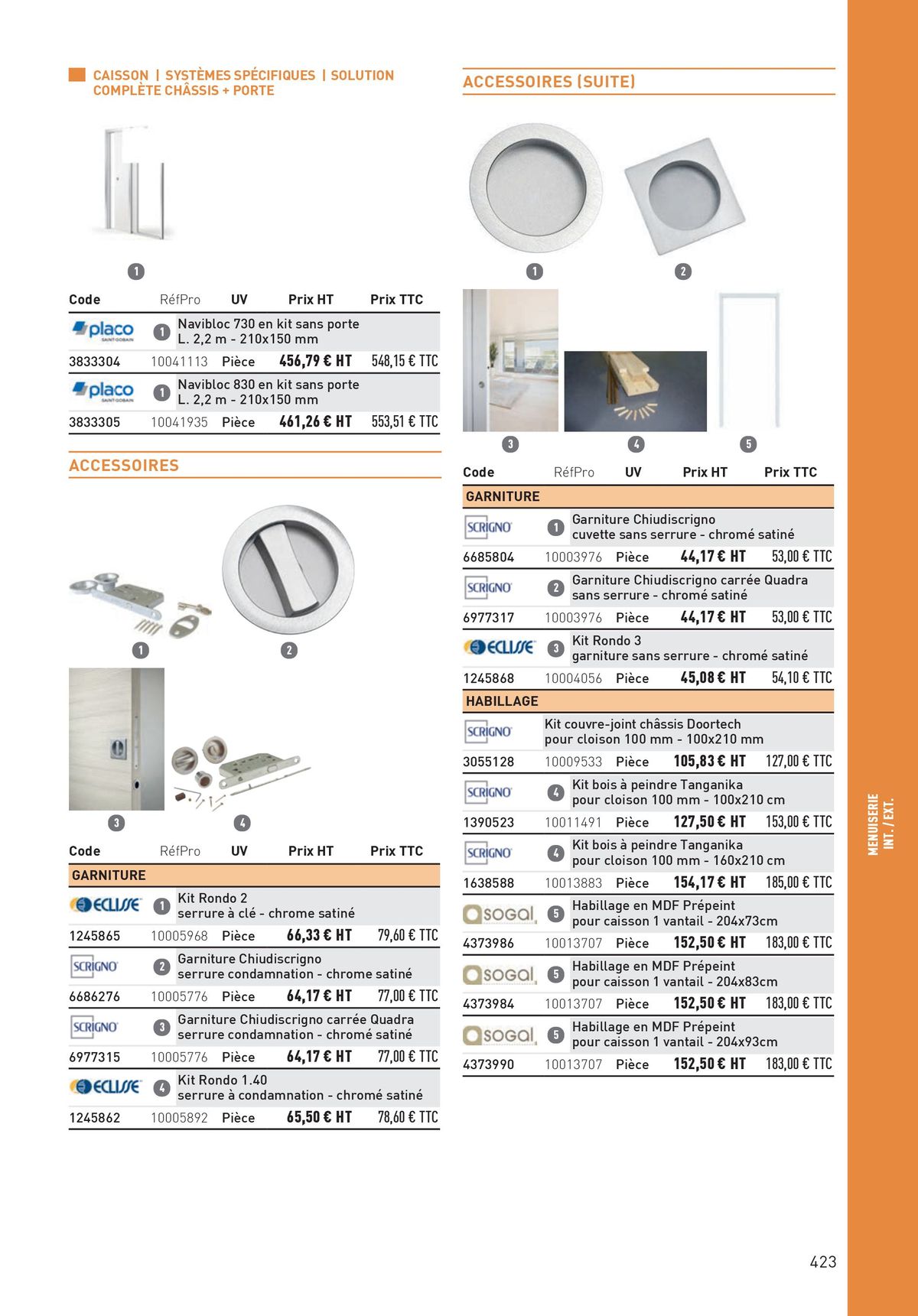 Catalogue Matériaux et Outillage, page 00423