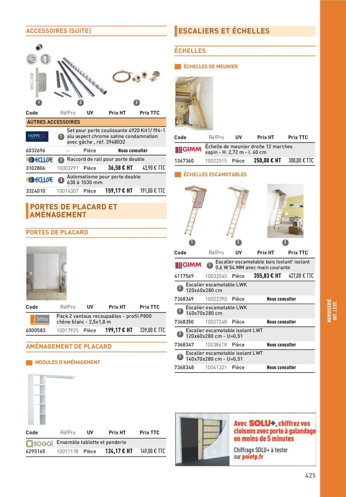 Catalogue Matériaux et Outillage, page 00425