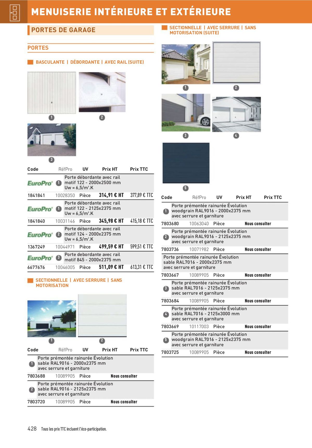 Catalogue Matériaux et Outillage, page 00428