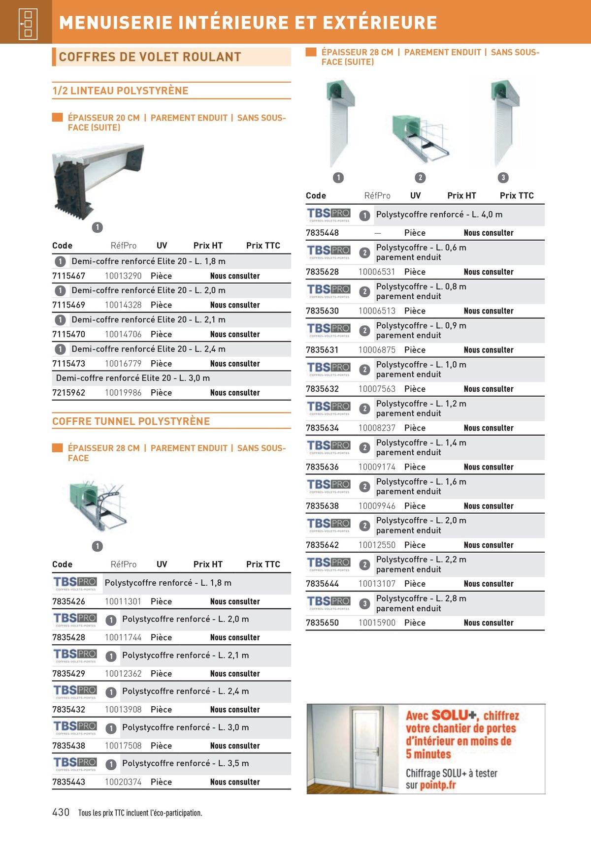 Catalogue Matériaux et Outillage, page 00430