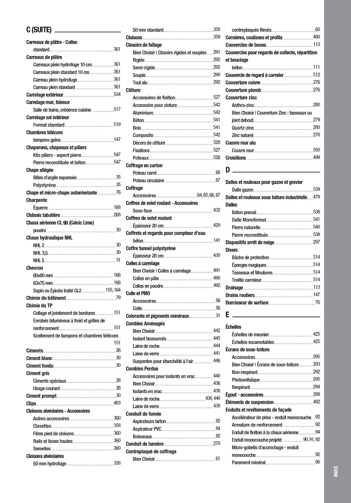Catalogue Matériaux et Outillage, page 00563