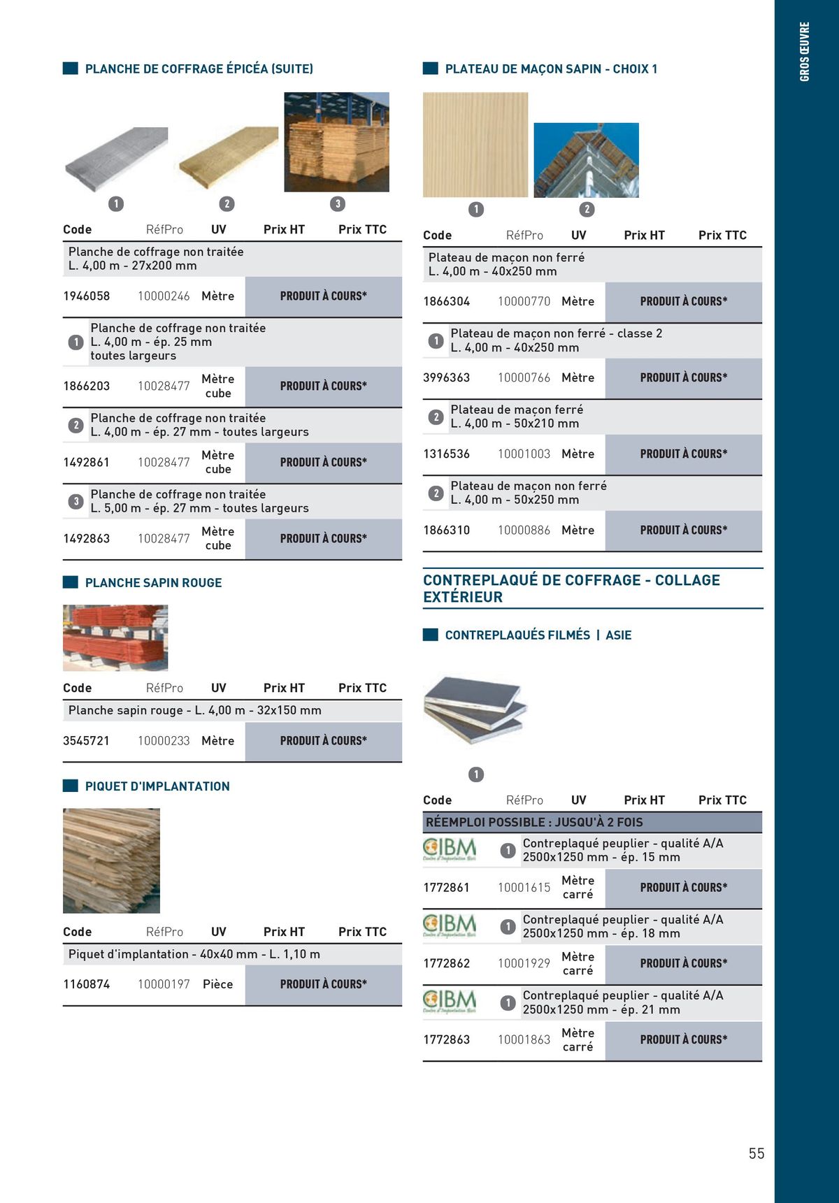 Catalogue Matériaux et Outillage, page 00055