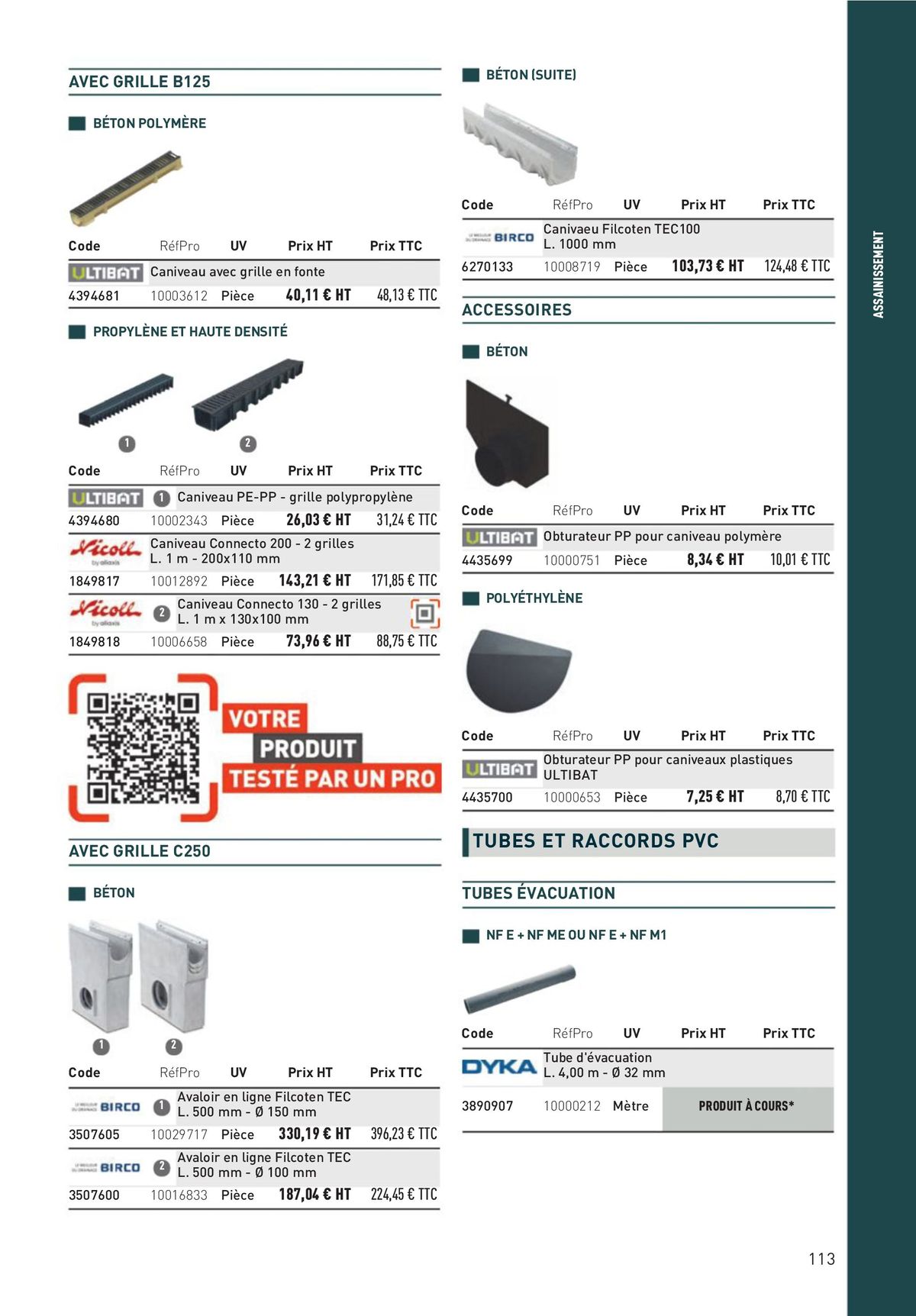 Catalogue Matériaux et Outillage, page 00113