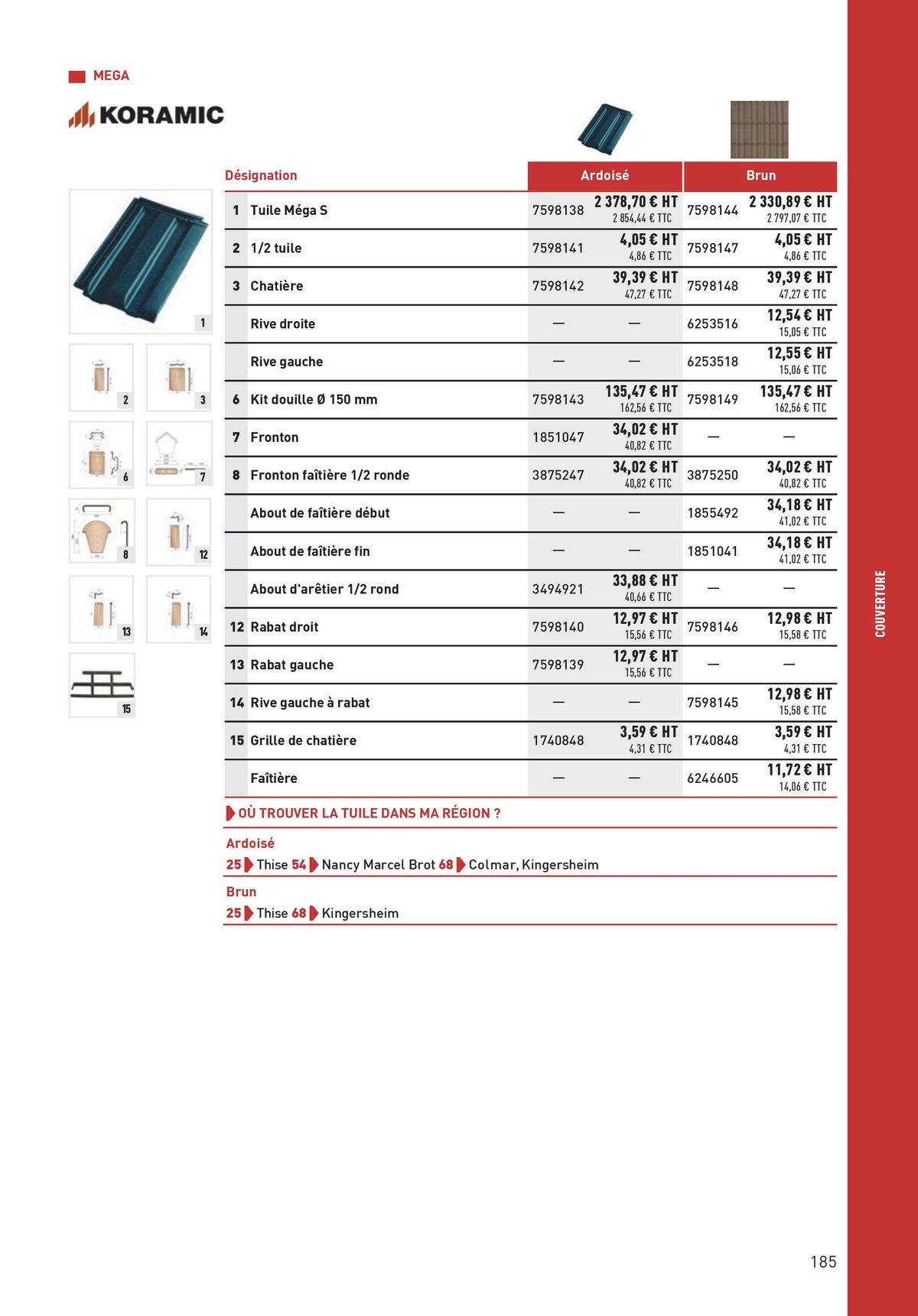 Catalogue Matériaux et Outillage, page 00185