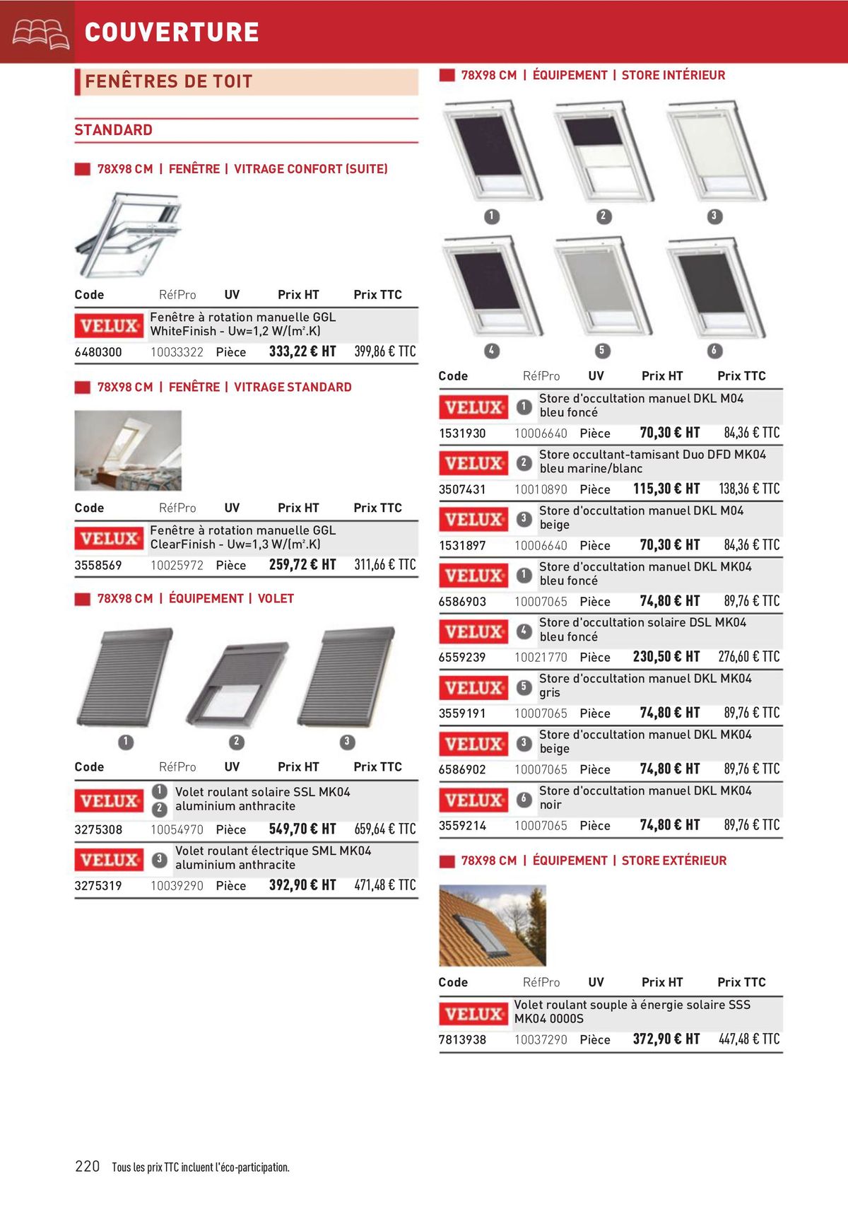 Catalogue Matériaux et Outillage, page 00220