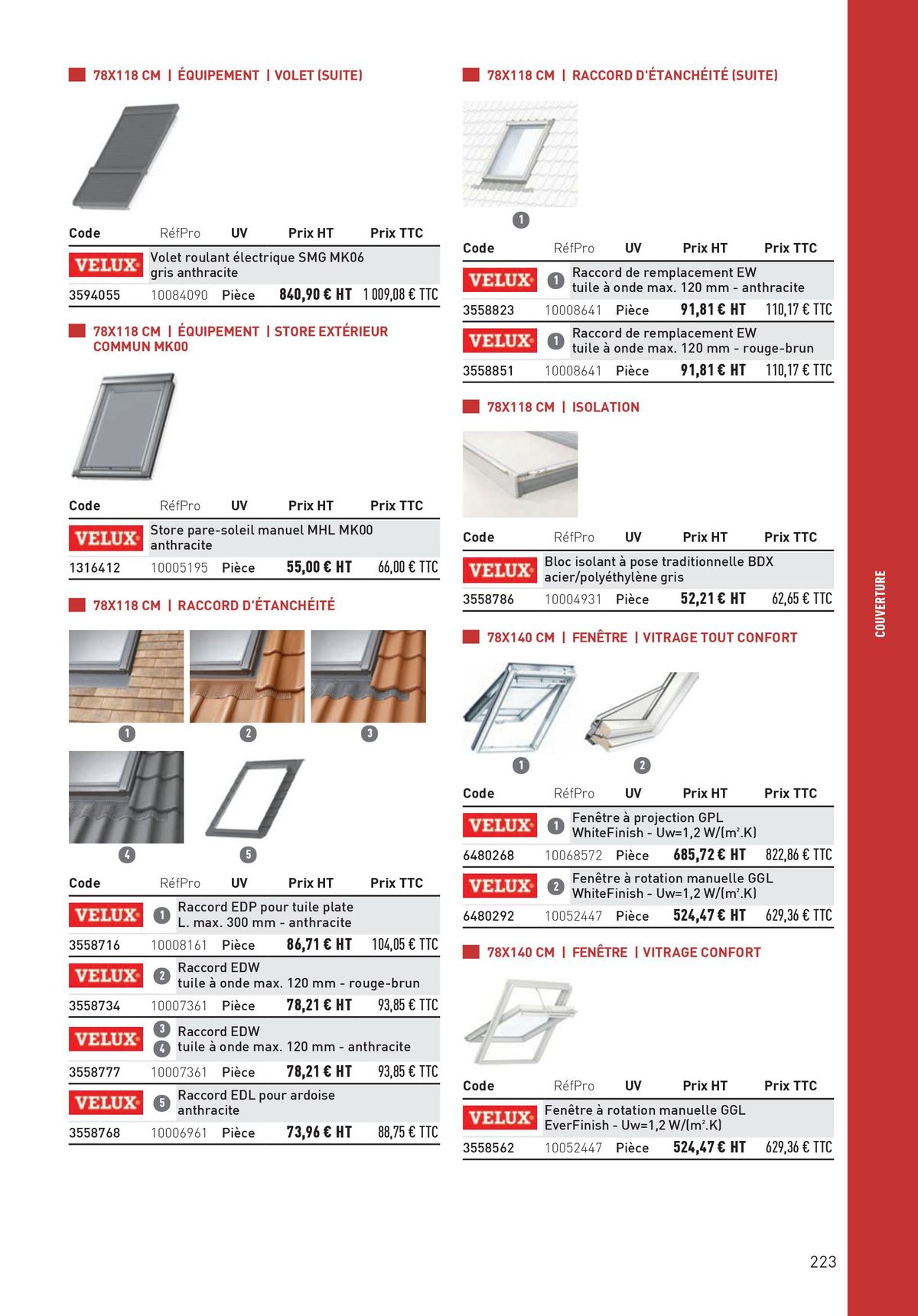 Catalogue Matériaux et Outillage, page 00223