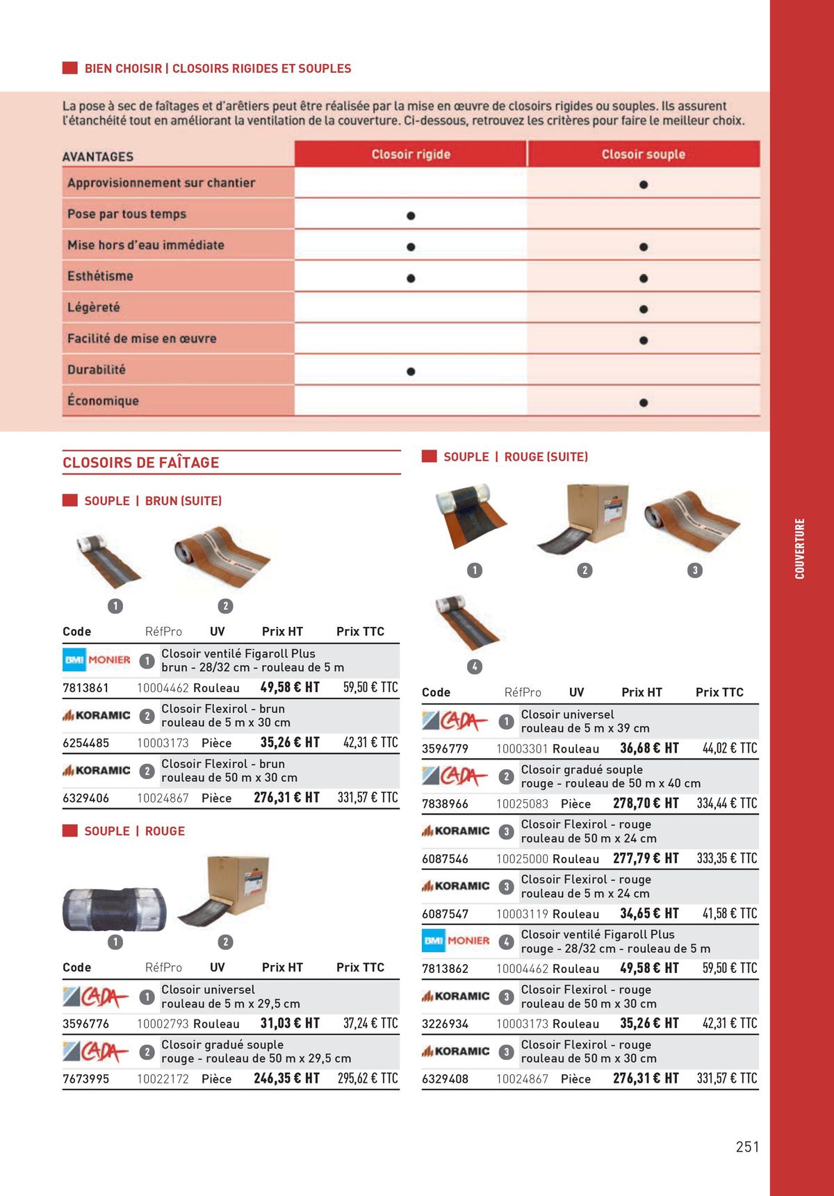 Catalogue Matériaux et Outillage, page 00251