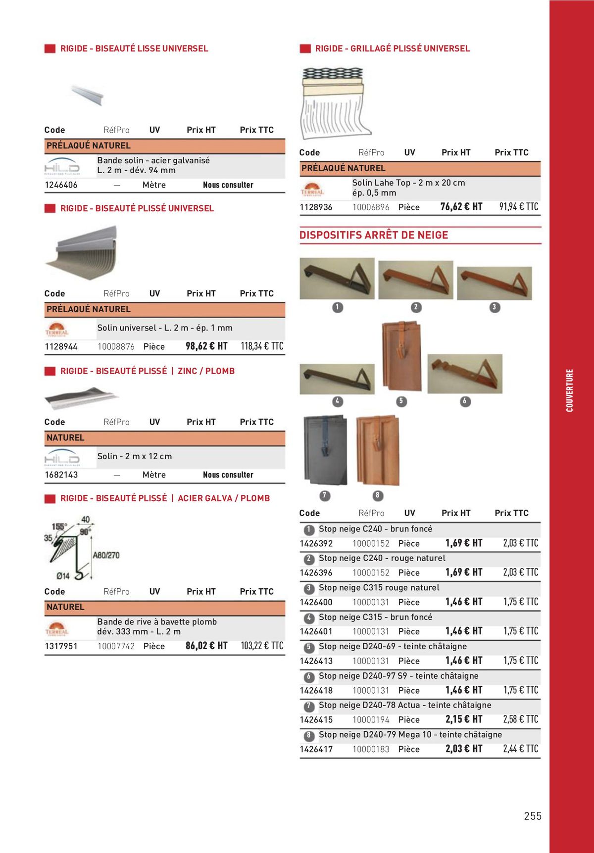 Catalogue Matériaux et Outillage, page 00255