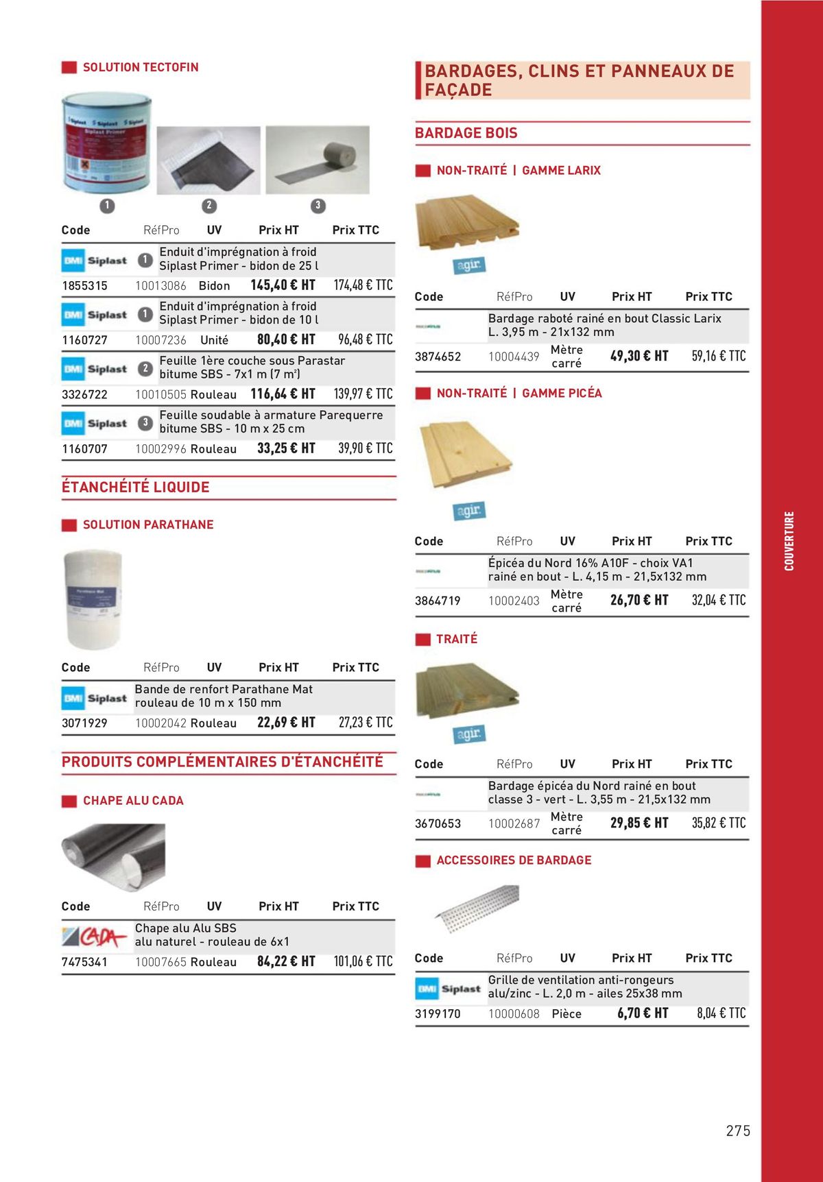 Catalogue Matériaux et Outillage, page 00275