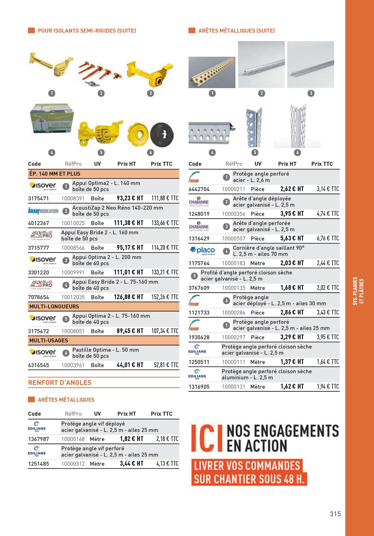 Catalogue Matériaux et Outillage, page 00315