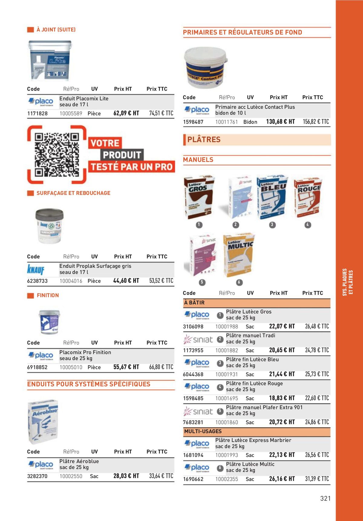 Catalogue Matériaux et Outillage, page 00321