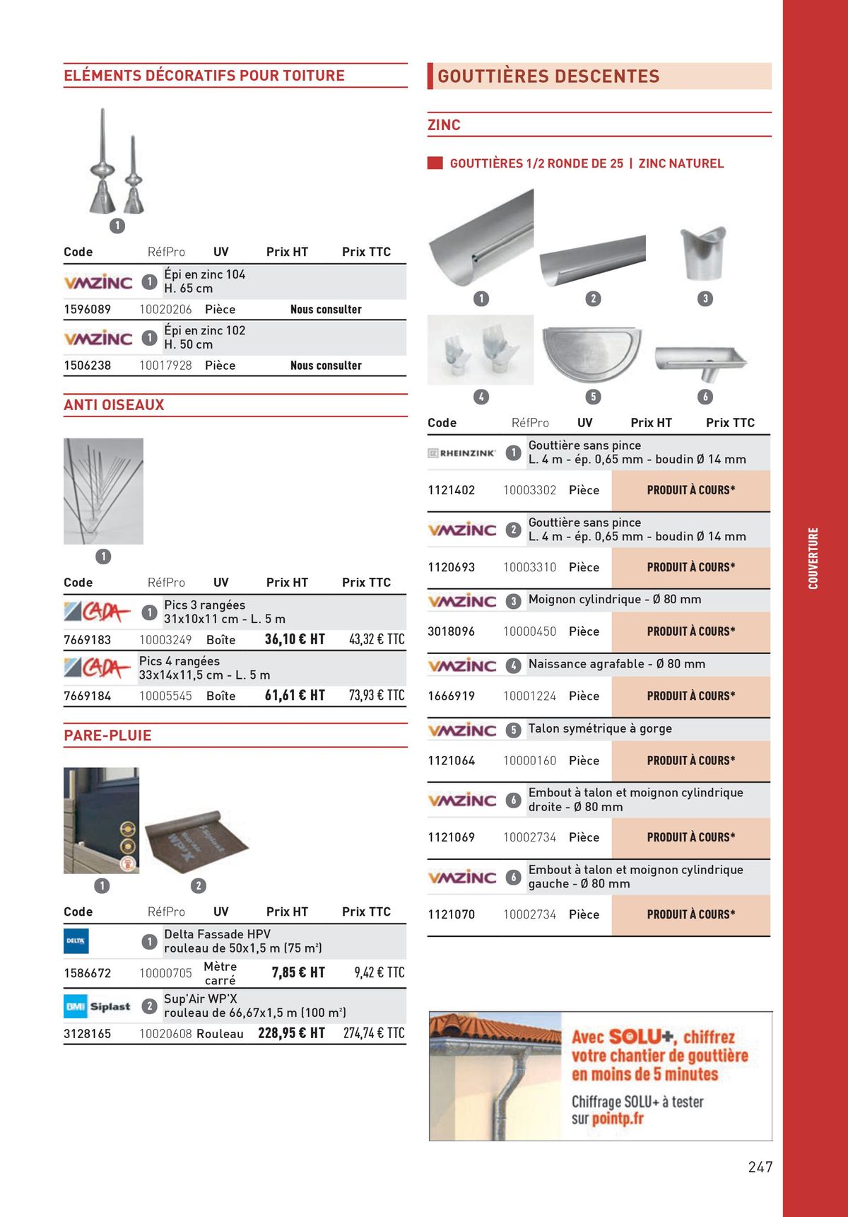 Catalogue Matériaux et Outillage, page 00247