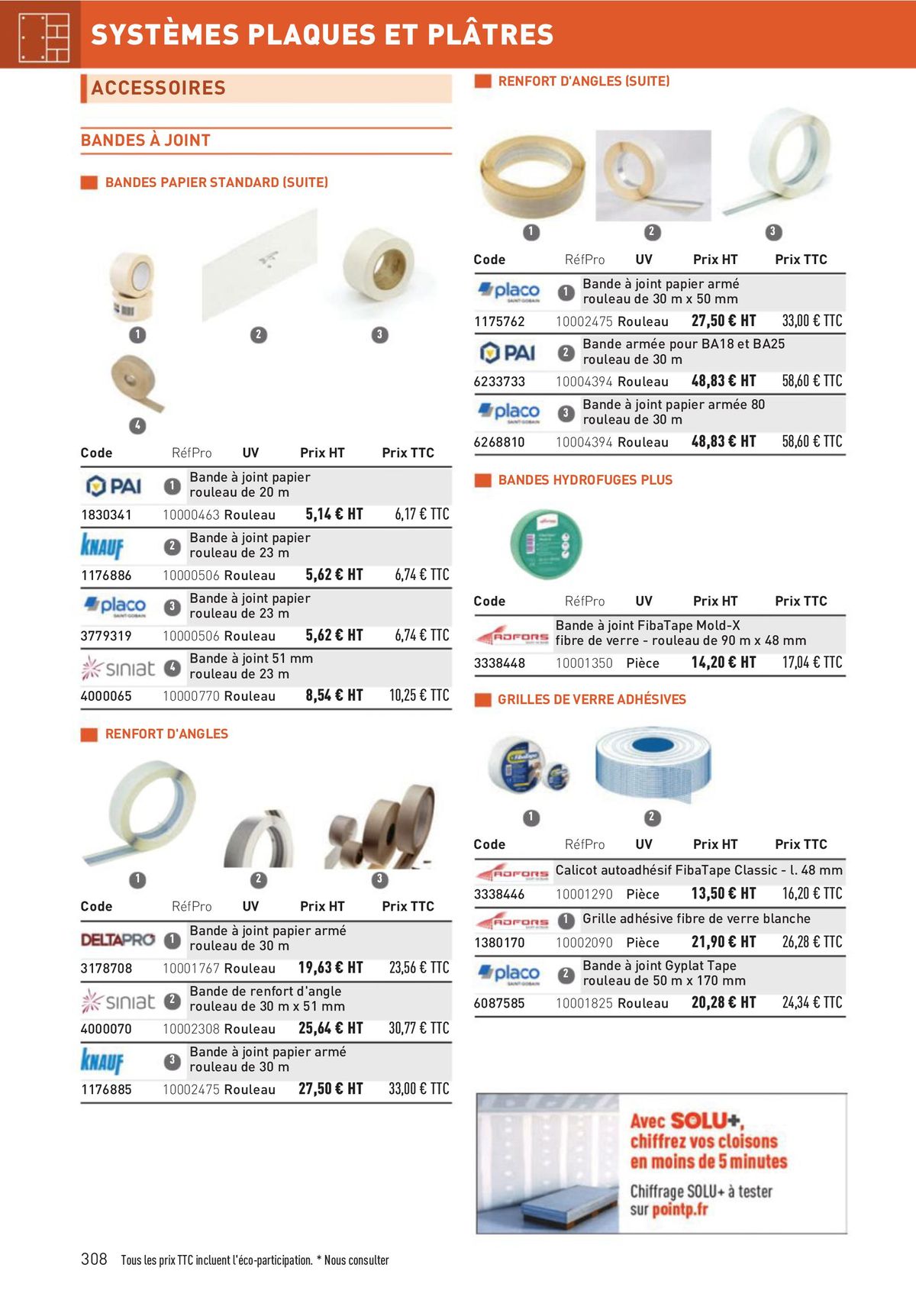 Catalogue Matériaux et Outillage, page 00308