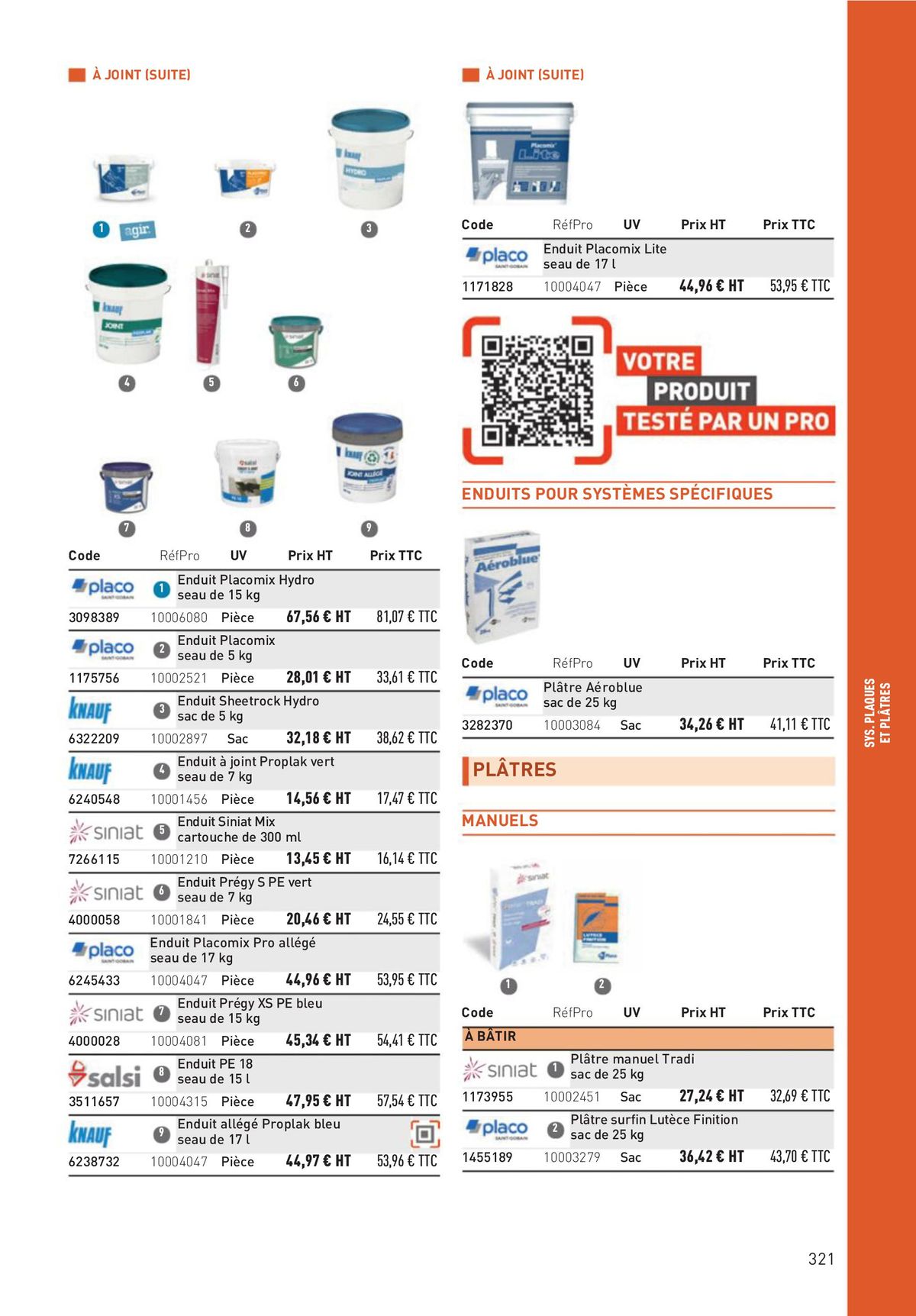 Catalogue Matériaux et Outillage, page 00321