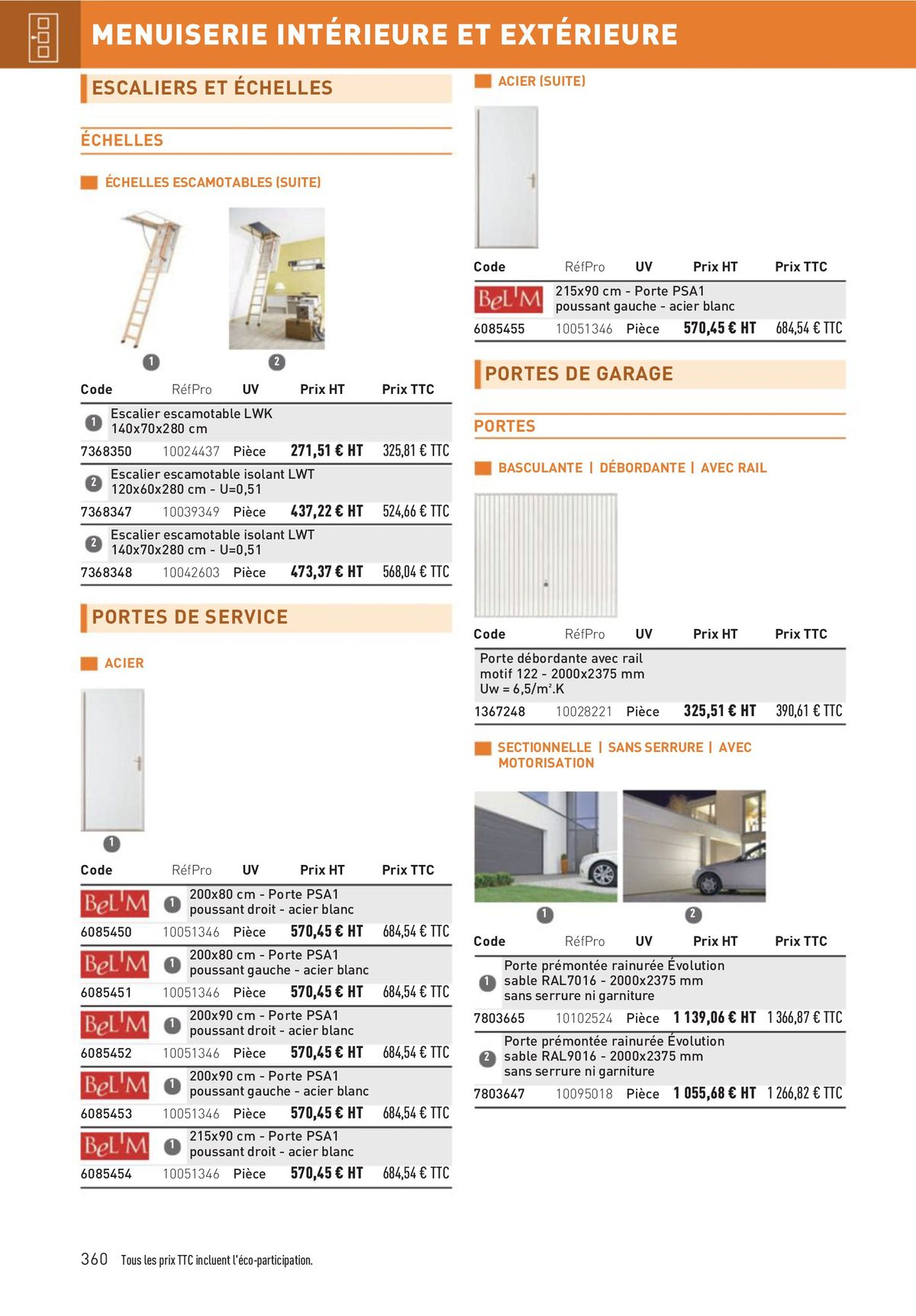 Catalogue Matériaux et Outillage, page 00360