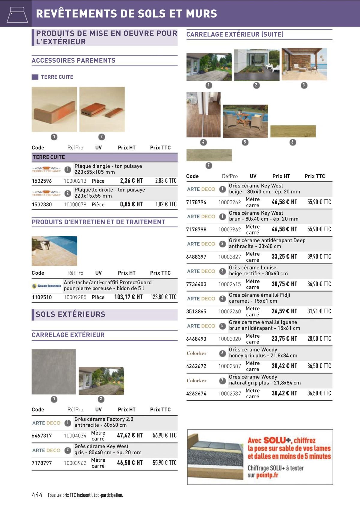 Catalogue Matériaux et Outillage, page 00444