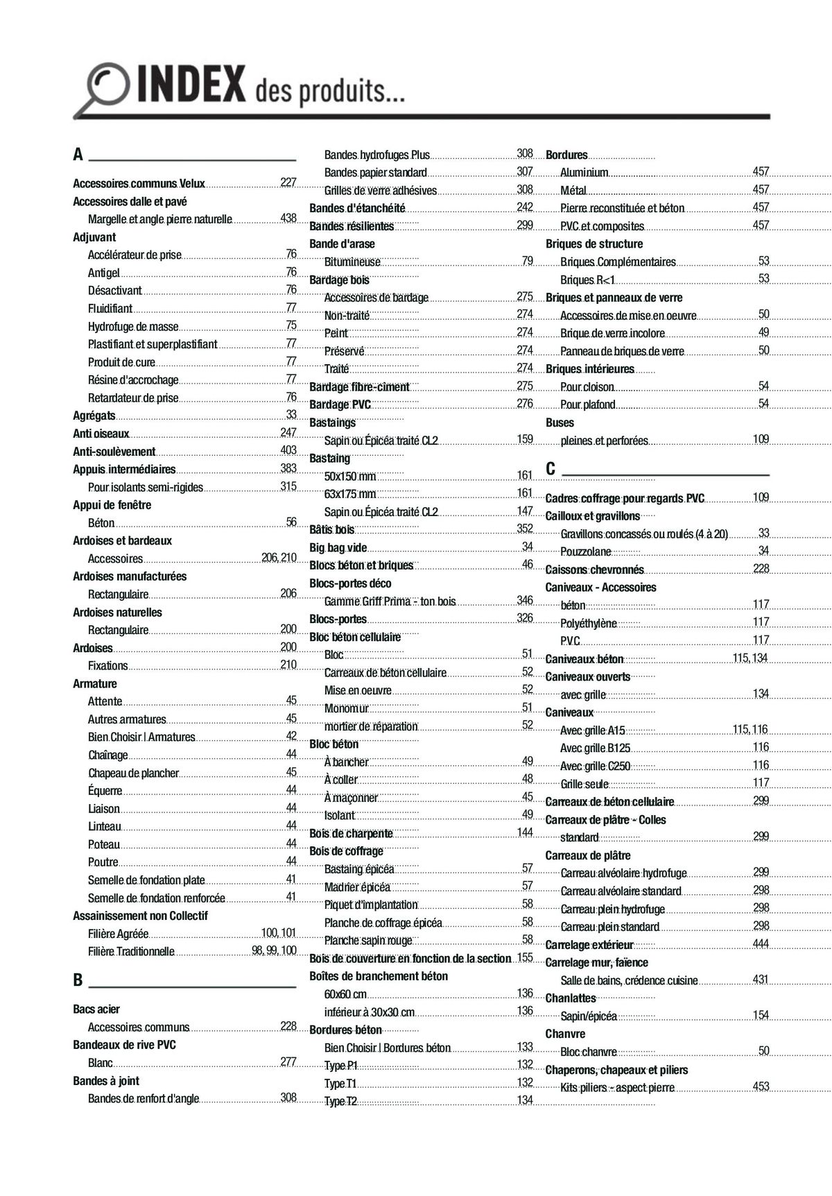 Catalogue Matériaux et Outillage, page 00468