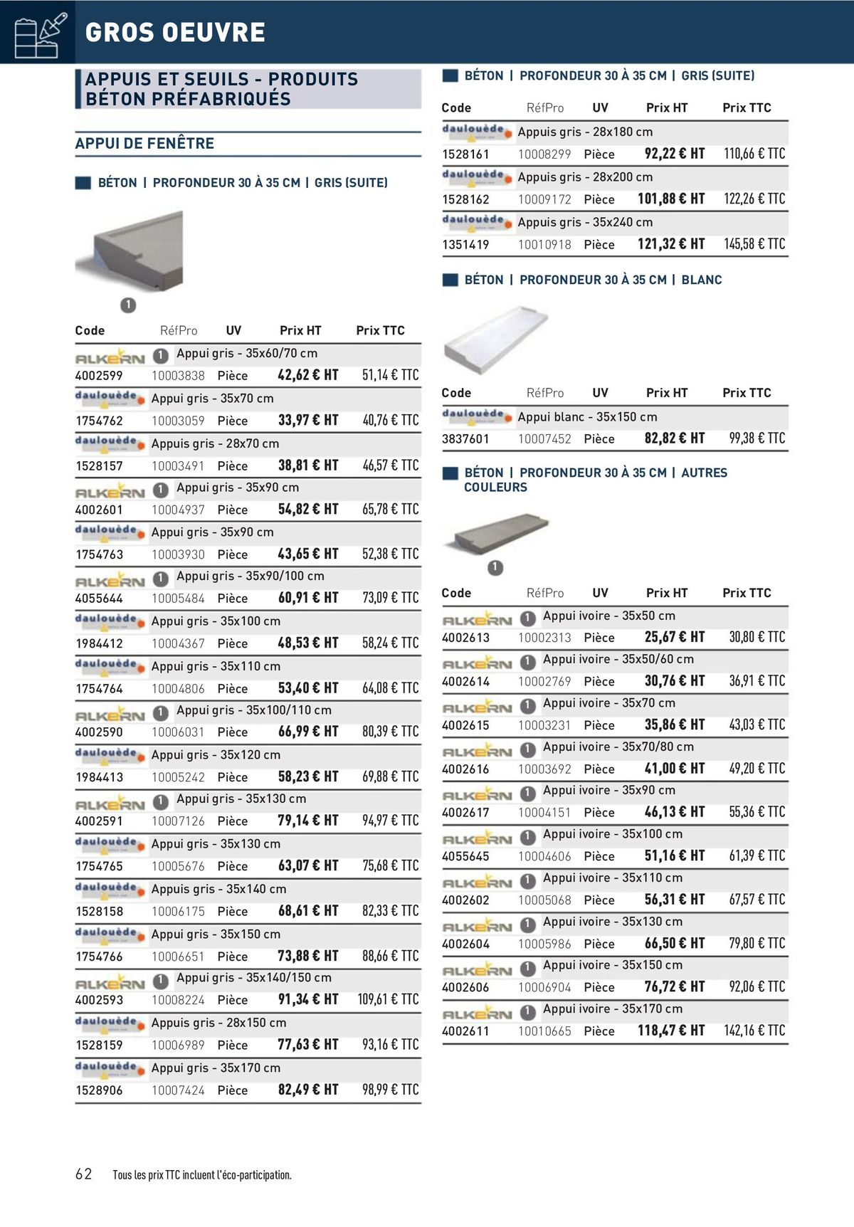 Catalogue Matériaux et Outillage, page 00062