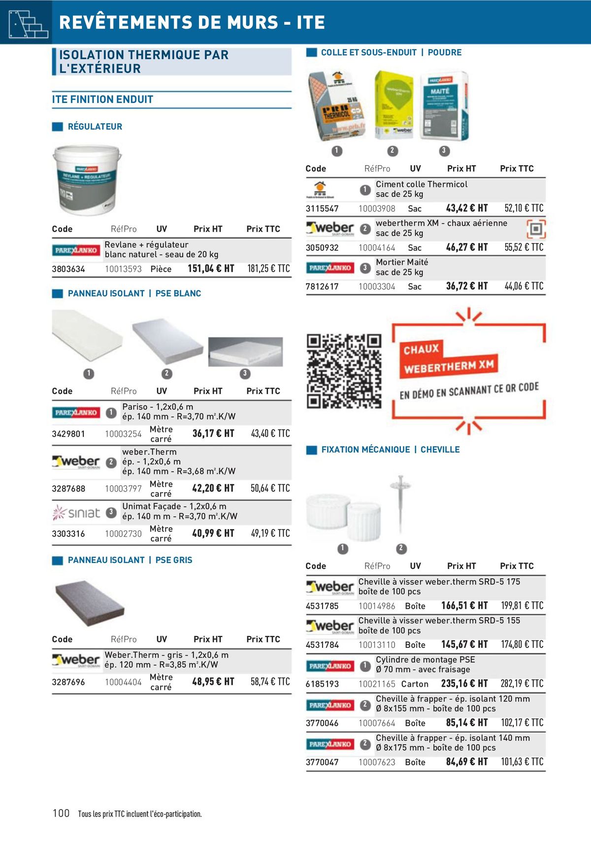 Catalogue Matériaux et Outillage, page 00100