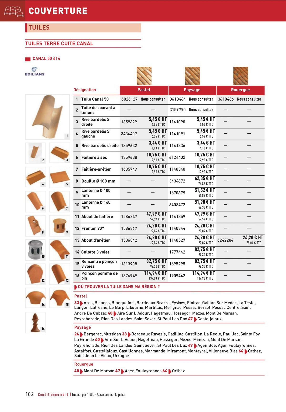 Catalogue Matériaux et Outillage, page 00182