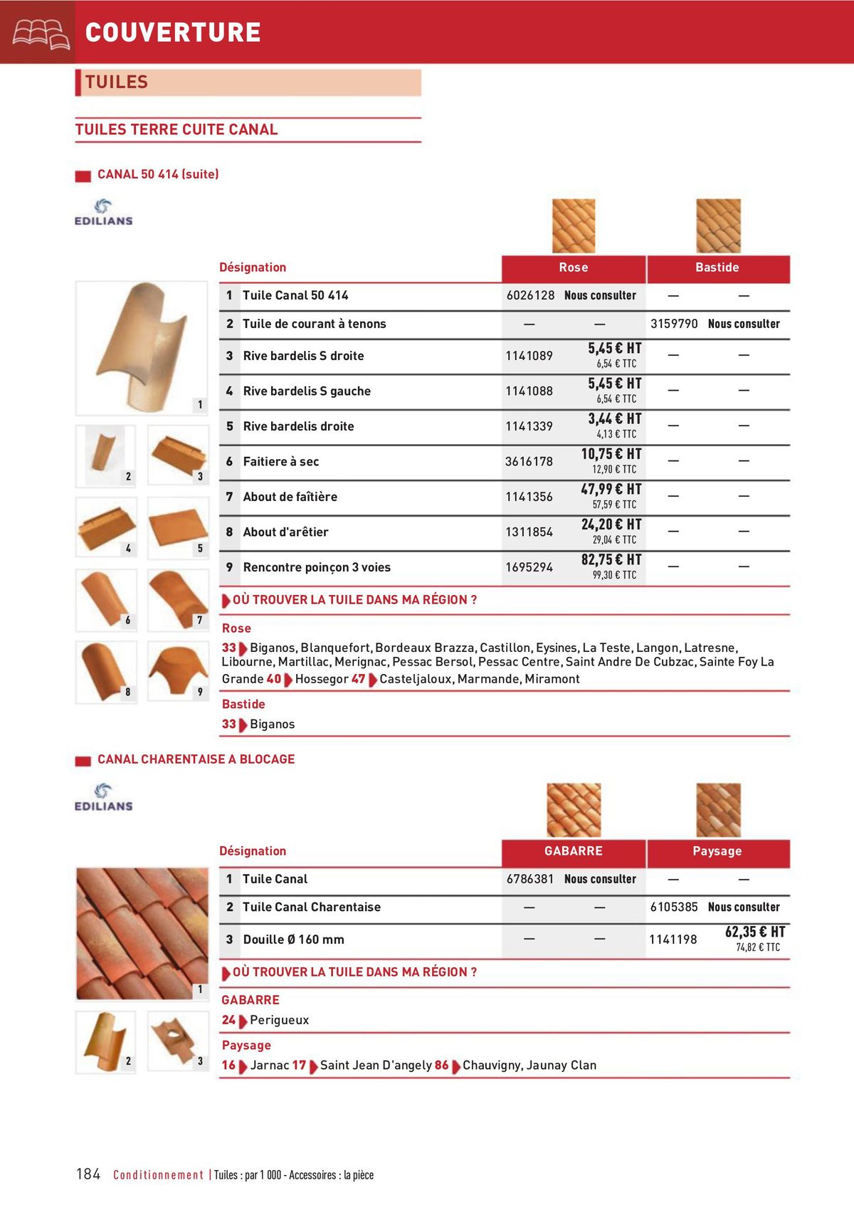 Catalogue Matériaux et Outillage, page 00184