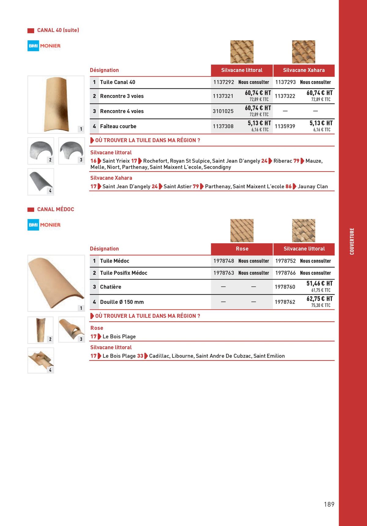 Catalogue Matériaux et Outillage, page 00189