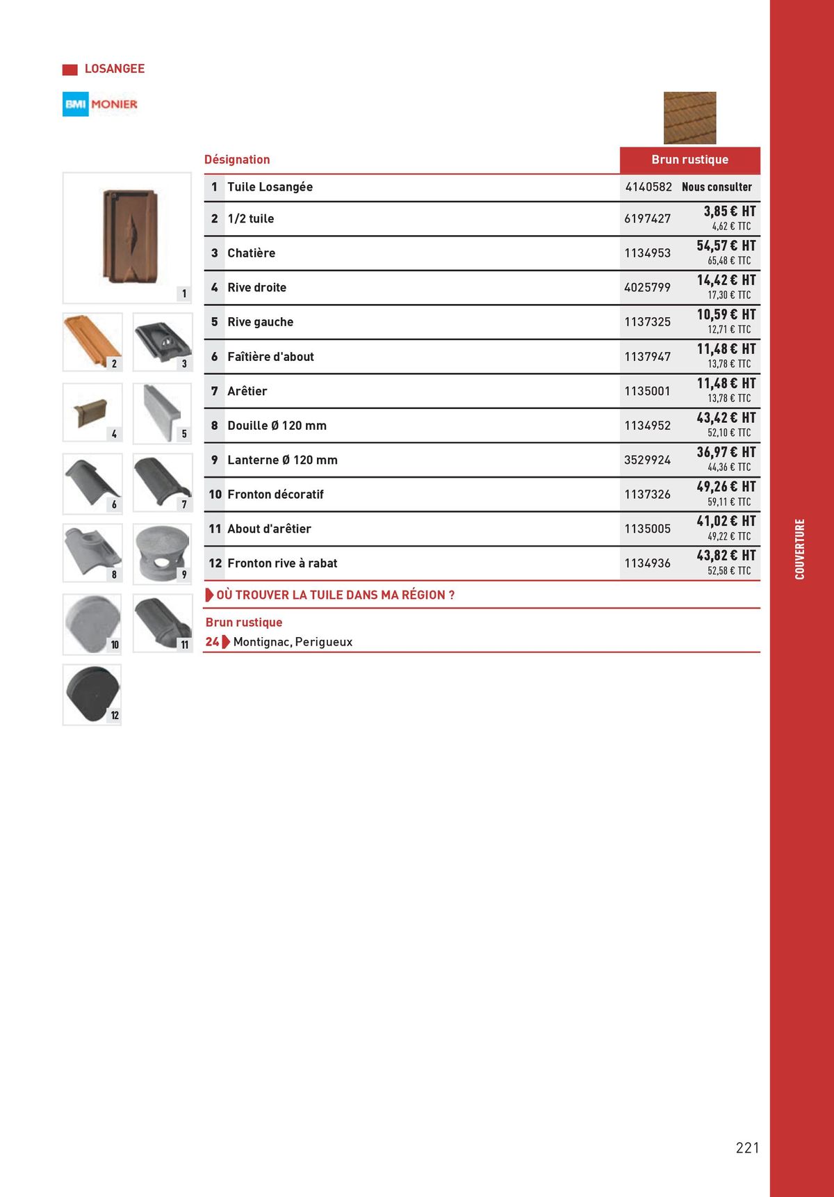 Catalogue Matériaux et Outillage, page 00221