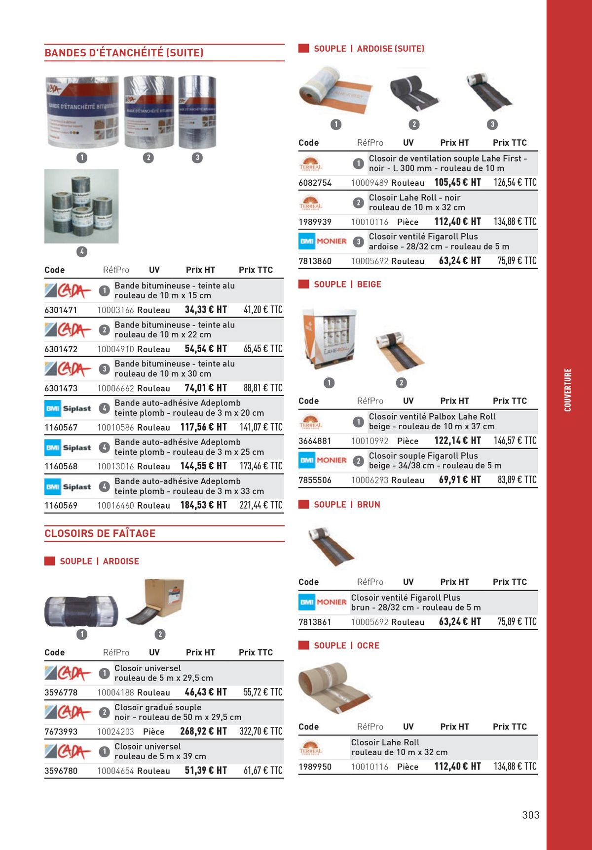 Catalogue Matériaux et Outillage, page 00303